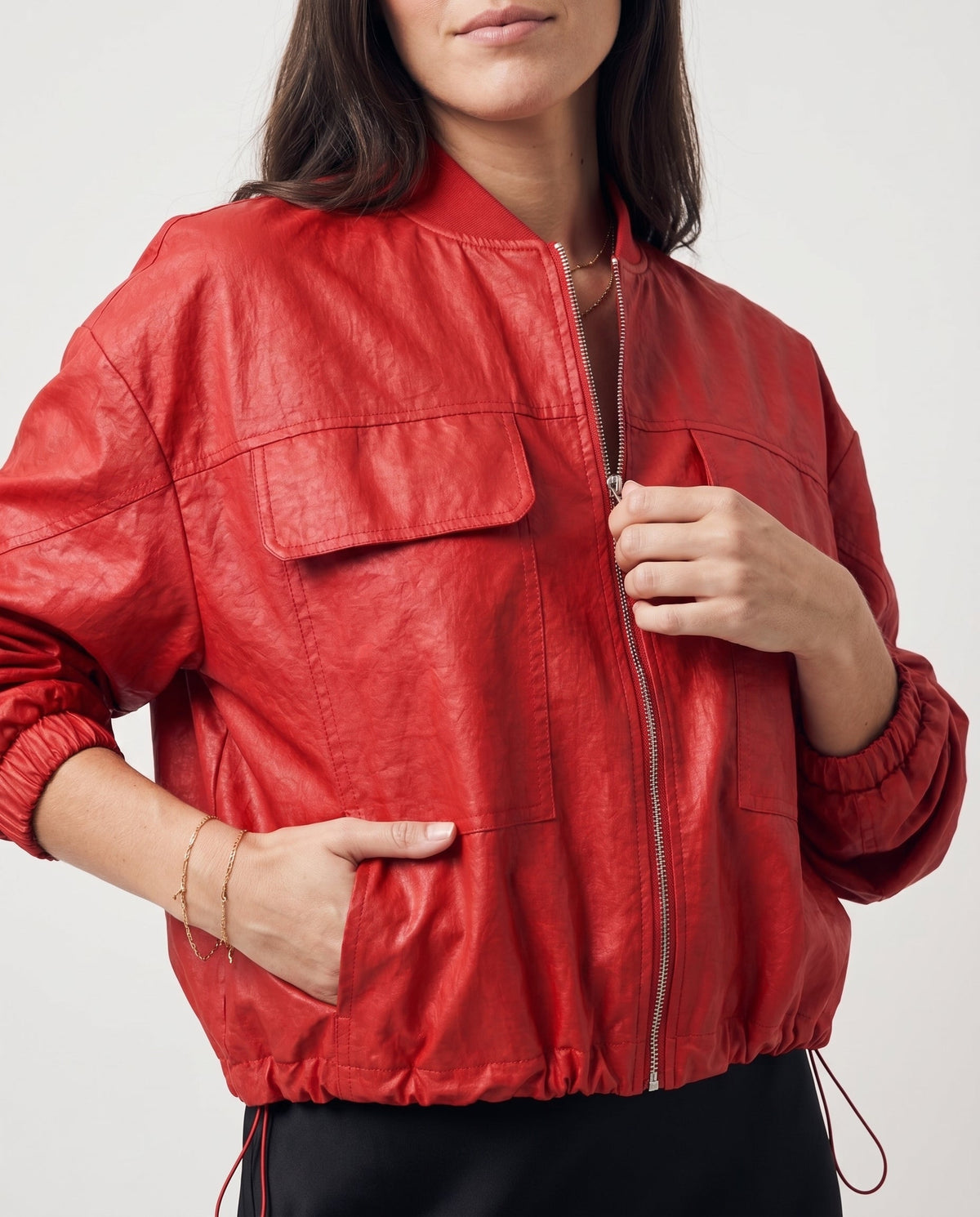 Red Bomber Jacket Brick Red ALTAR