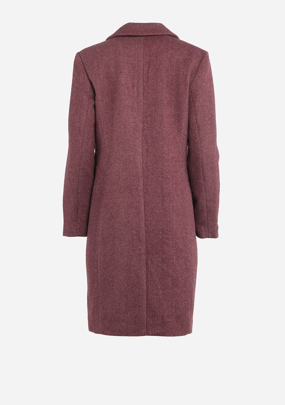 Vmblaza Herringbone Long Coat Ga Boo Winetasting