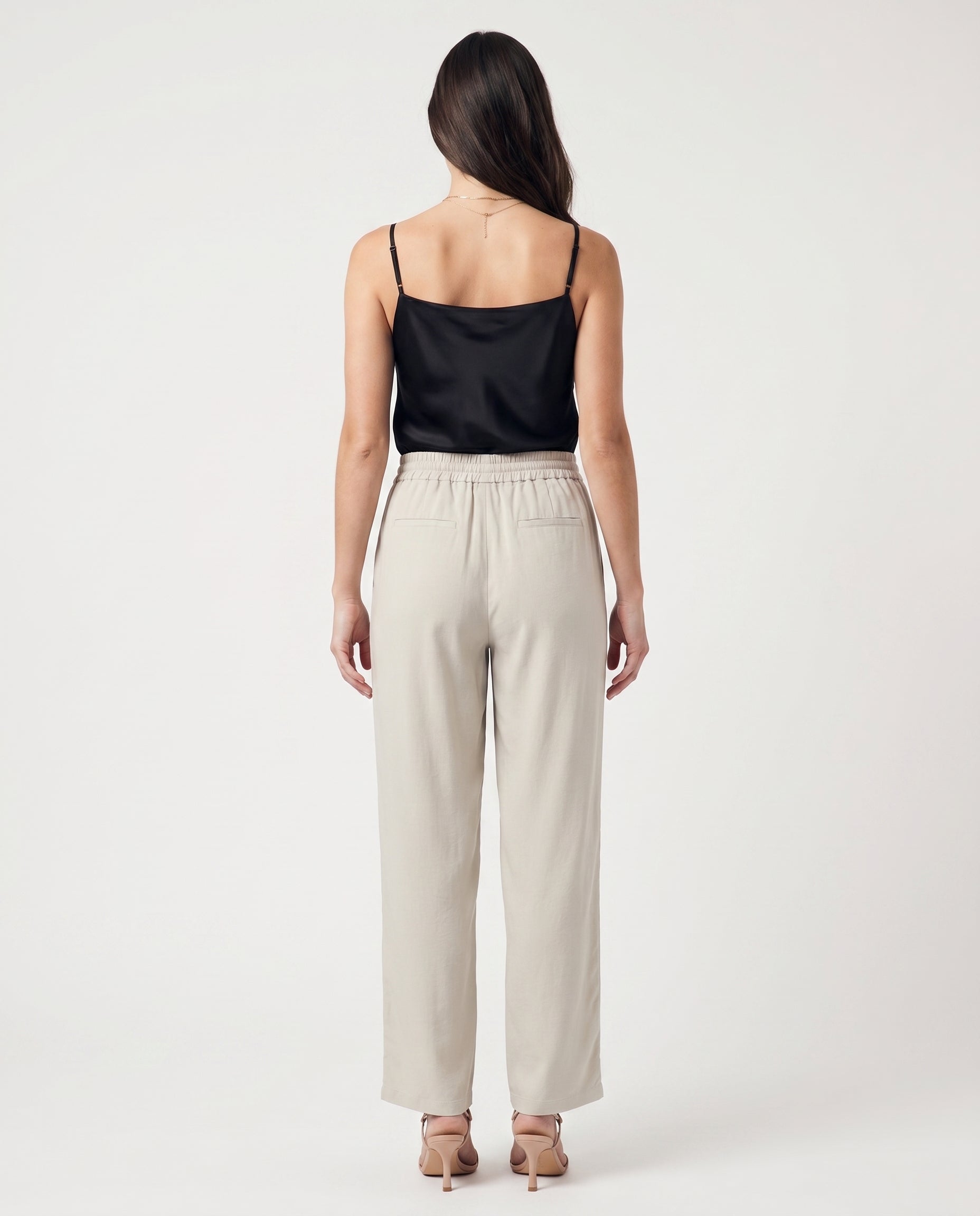 Vm Jes Milo Wide Pants Noos Silver Lining Vero Moda