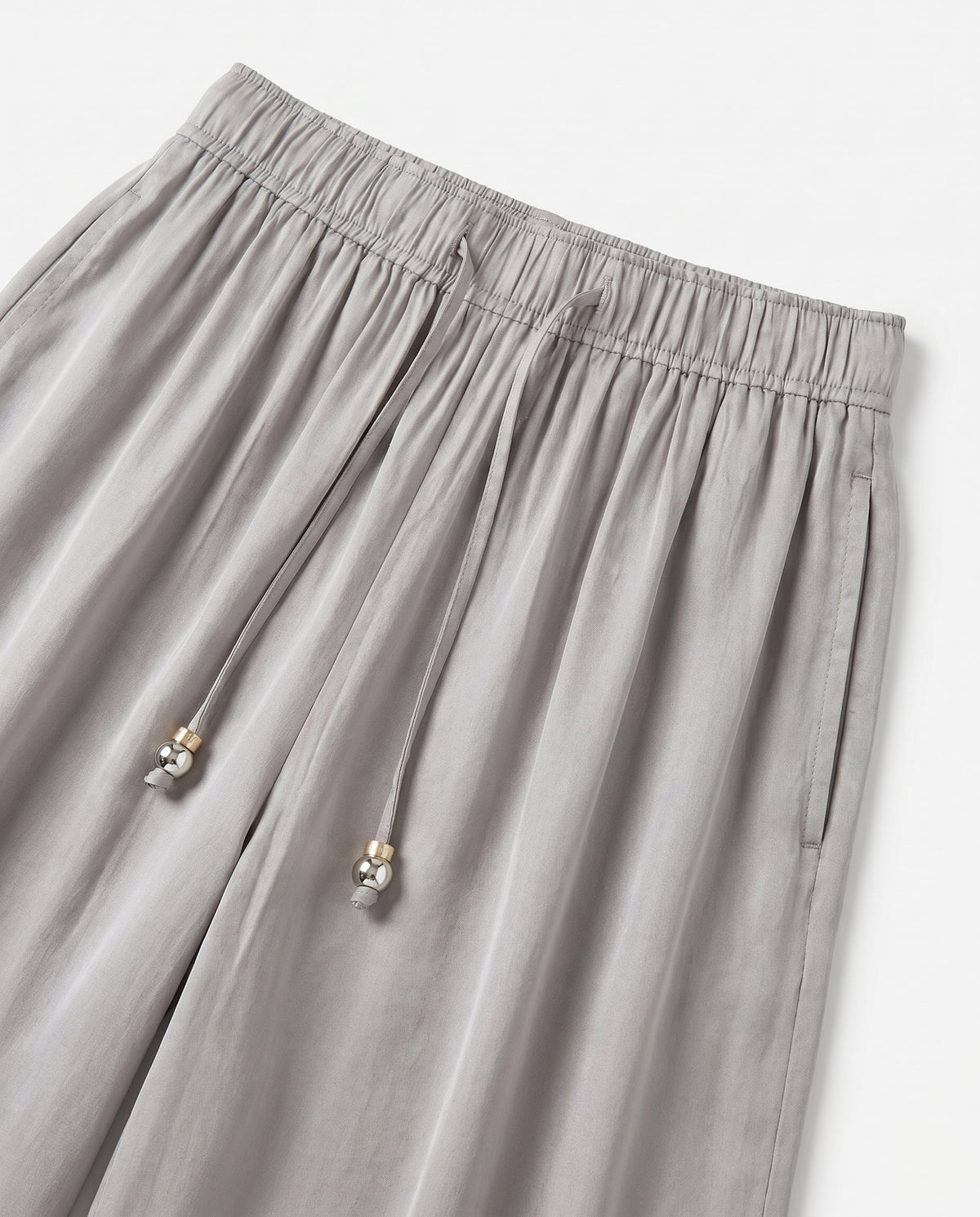 Wide Silver Gray Leg Pants Silver Gray ALTAR