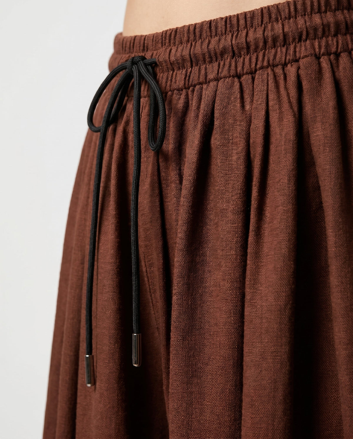 Pleated Pants Brown 29 28