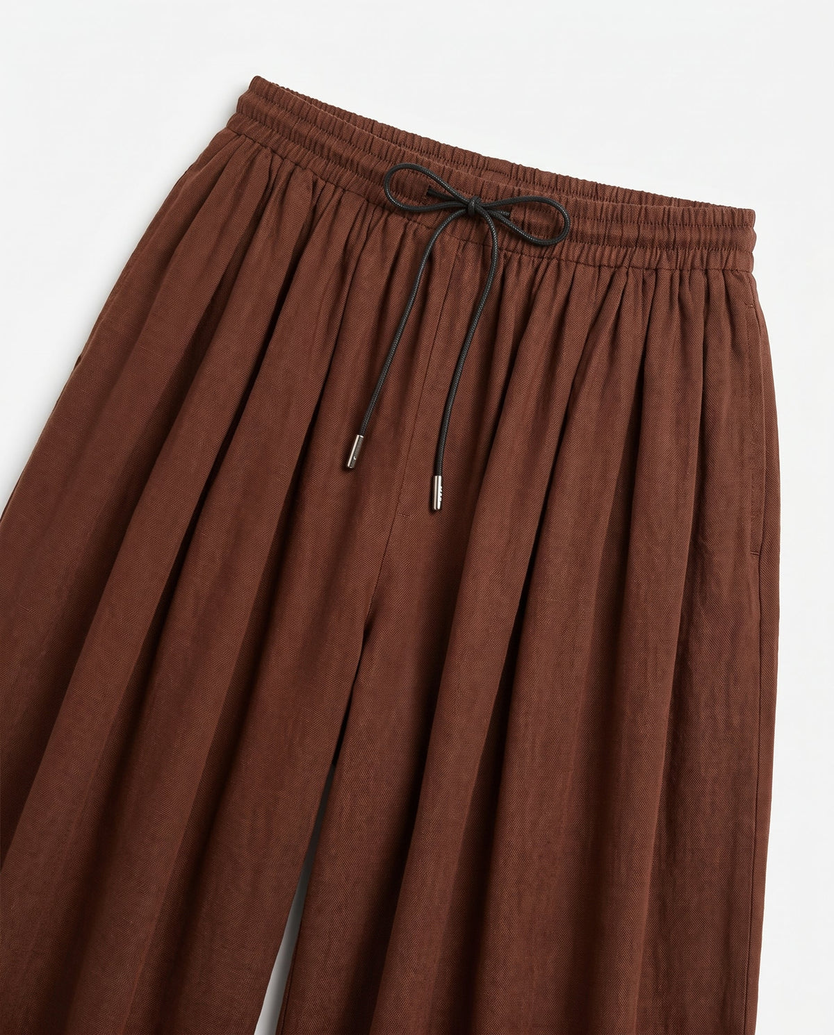 Pleated Pants Brown 29 28