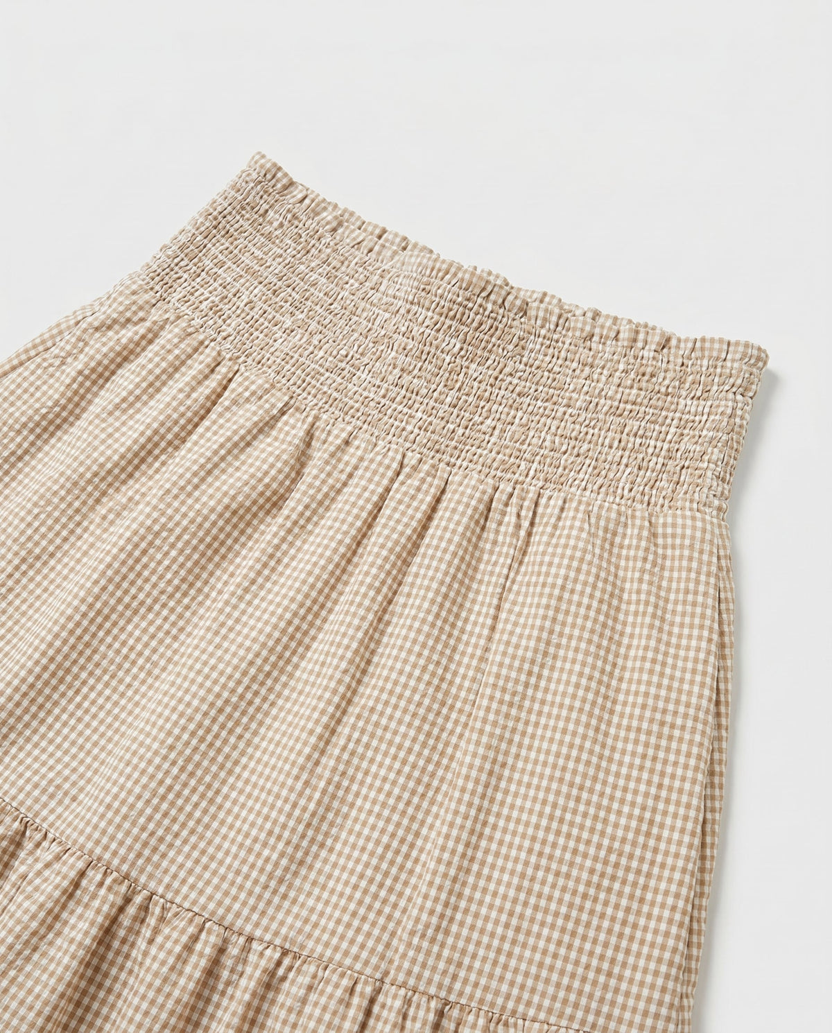 Jx zoe Seersucker Smock Long Skirt Cornstalk White Bestseller (Vero Moda, Noisy May, Only, JJXX)