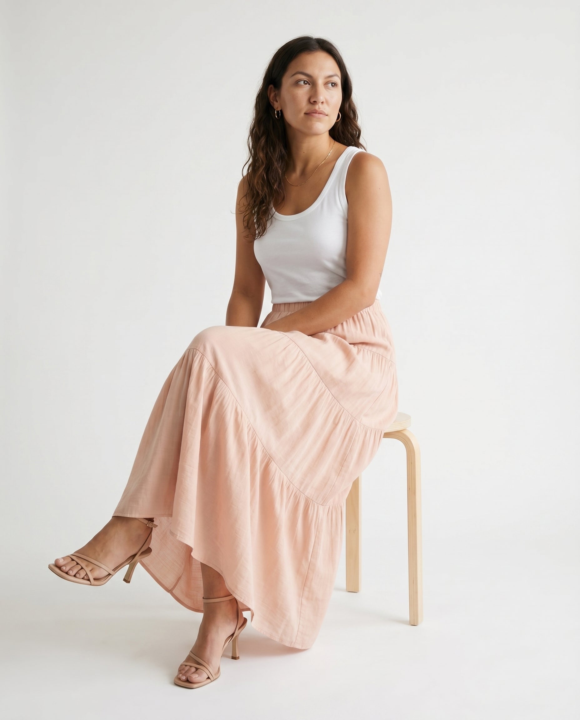 Desert Pleat Skirt Light Khaki ALTAR