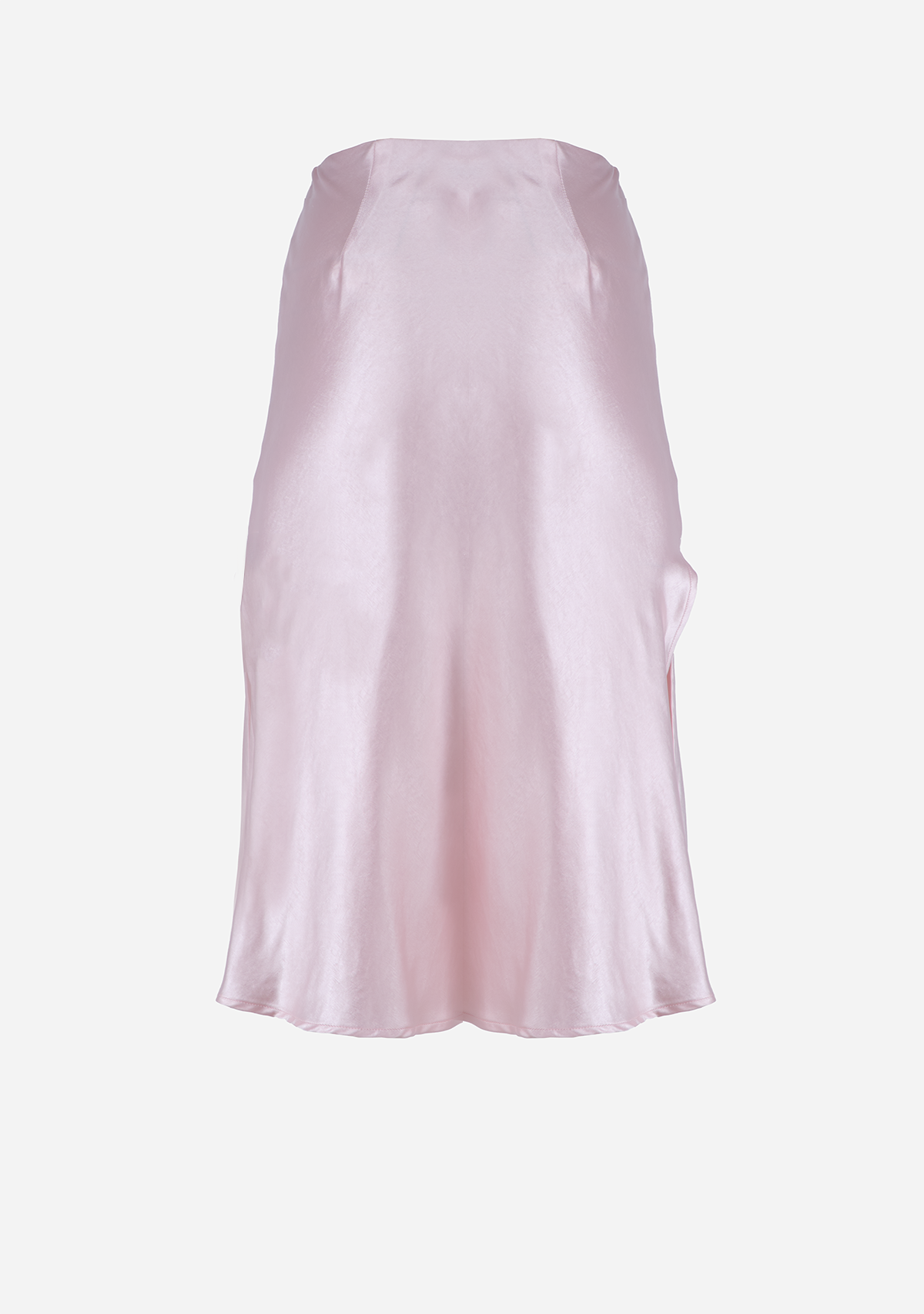 Alexa Silk Satin Mermaid Skirt Pink