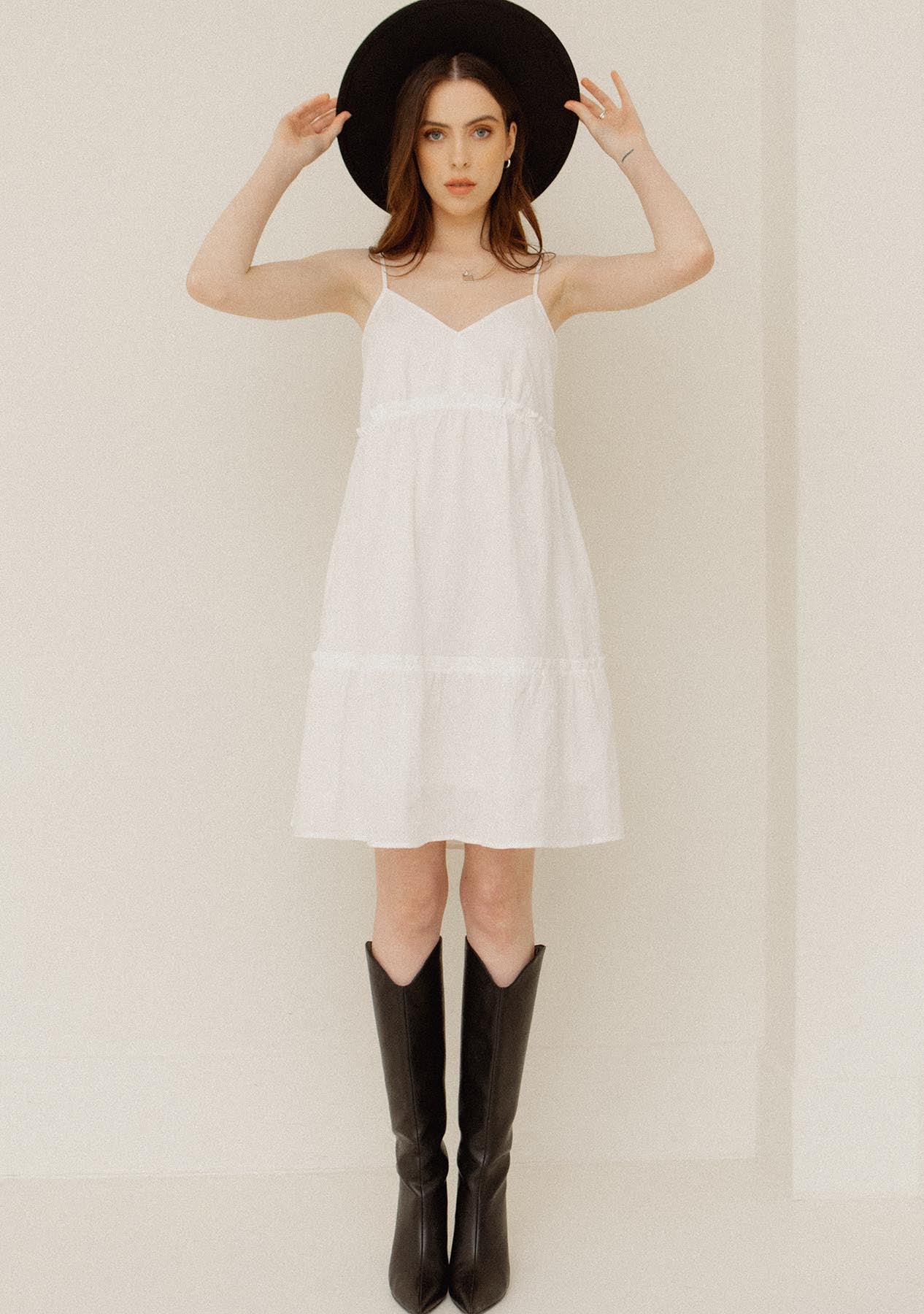 Forever 21 woven dress hot sale white