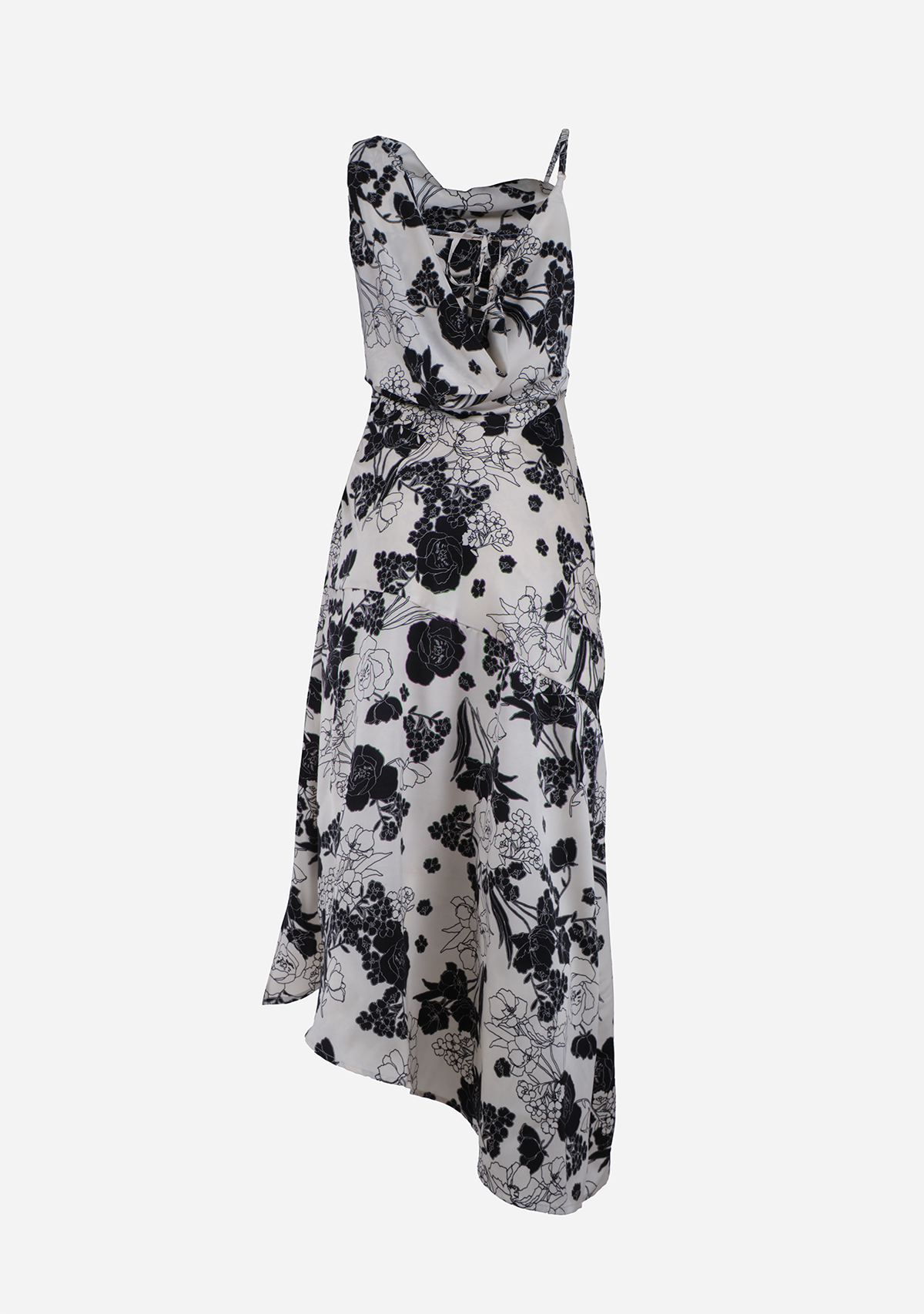 Cowl Neck Asymmetrical