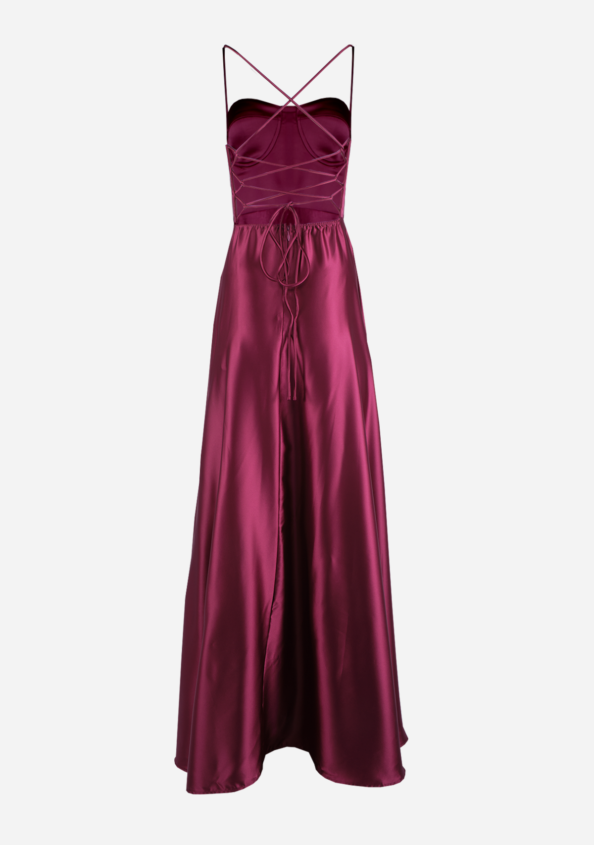 Sweetheart Sleeveless Bustier Maxi Dress Wine The Latest Scoop