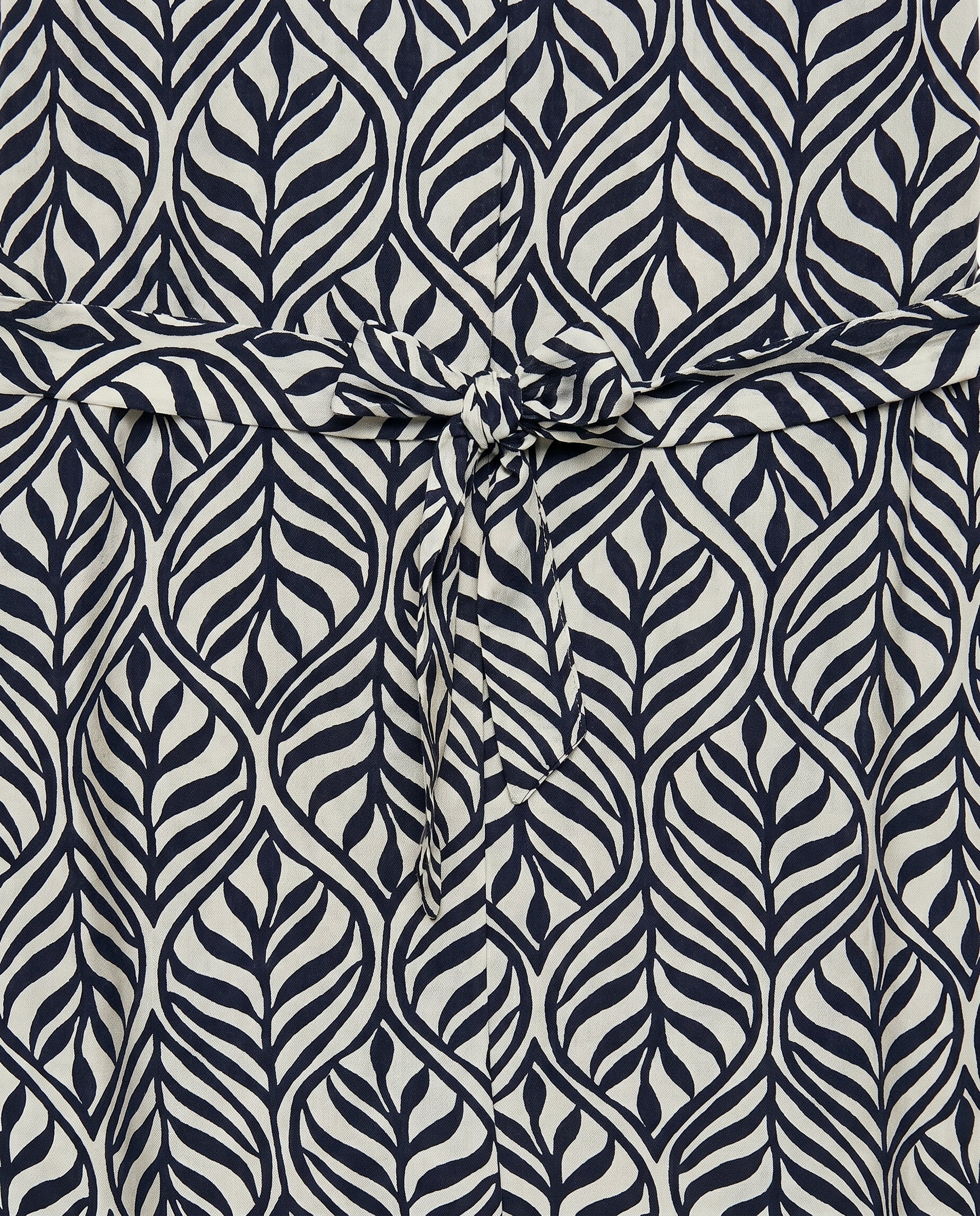 Vmjosie Sl V-Neck 7/8 Dress Birch Navy Blaze Bonnie
