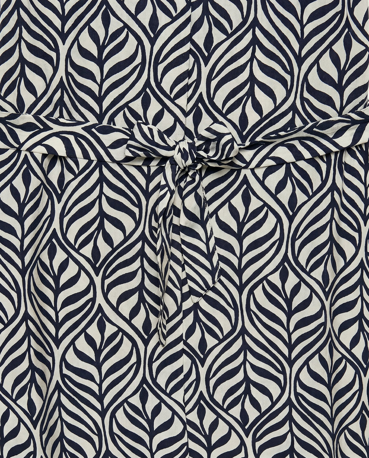 Vmjosie Sl V-Neck 7/8 Dress Birch Navy Blaze Bonnie Vero Moda