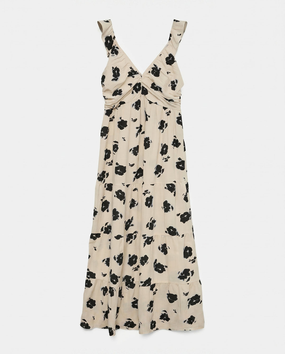 Vmdicthe Sl Frill Ankle Dress Pumice Stone Alma Vero Moda