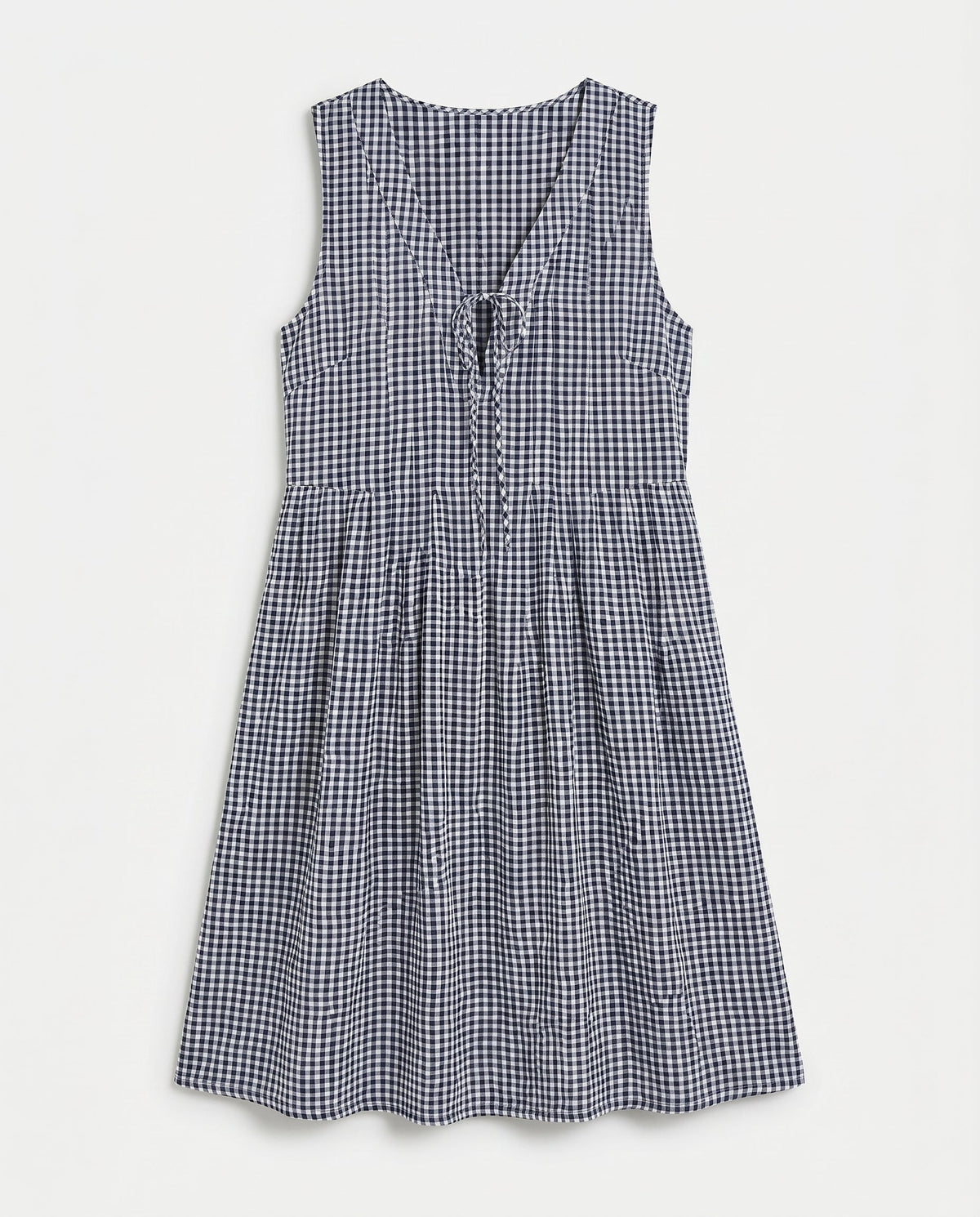 Zoey Mini Dress Navy Gingham Family Business Distributions (Gentle Fawn/Skout Showroom))