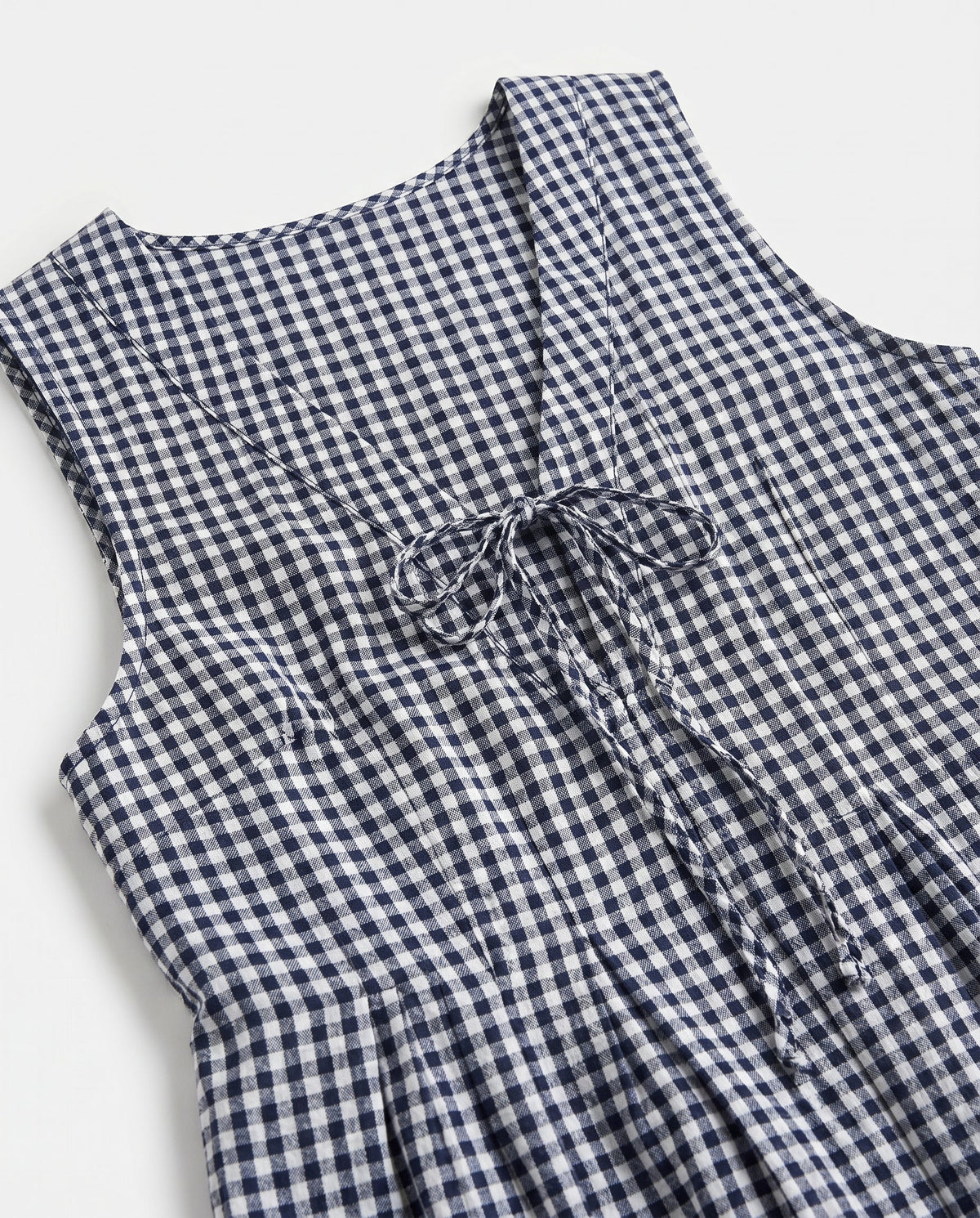 Zoey Mini Dress Navy Gingham Family Business Distributions (Gentle Fawn/Skout Showroom))