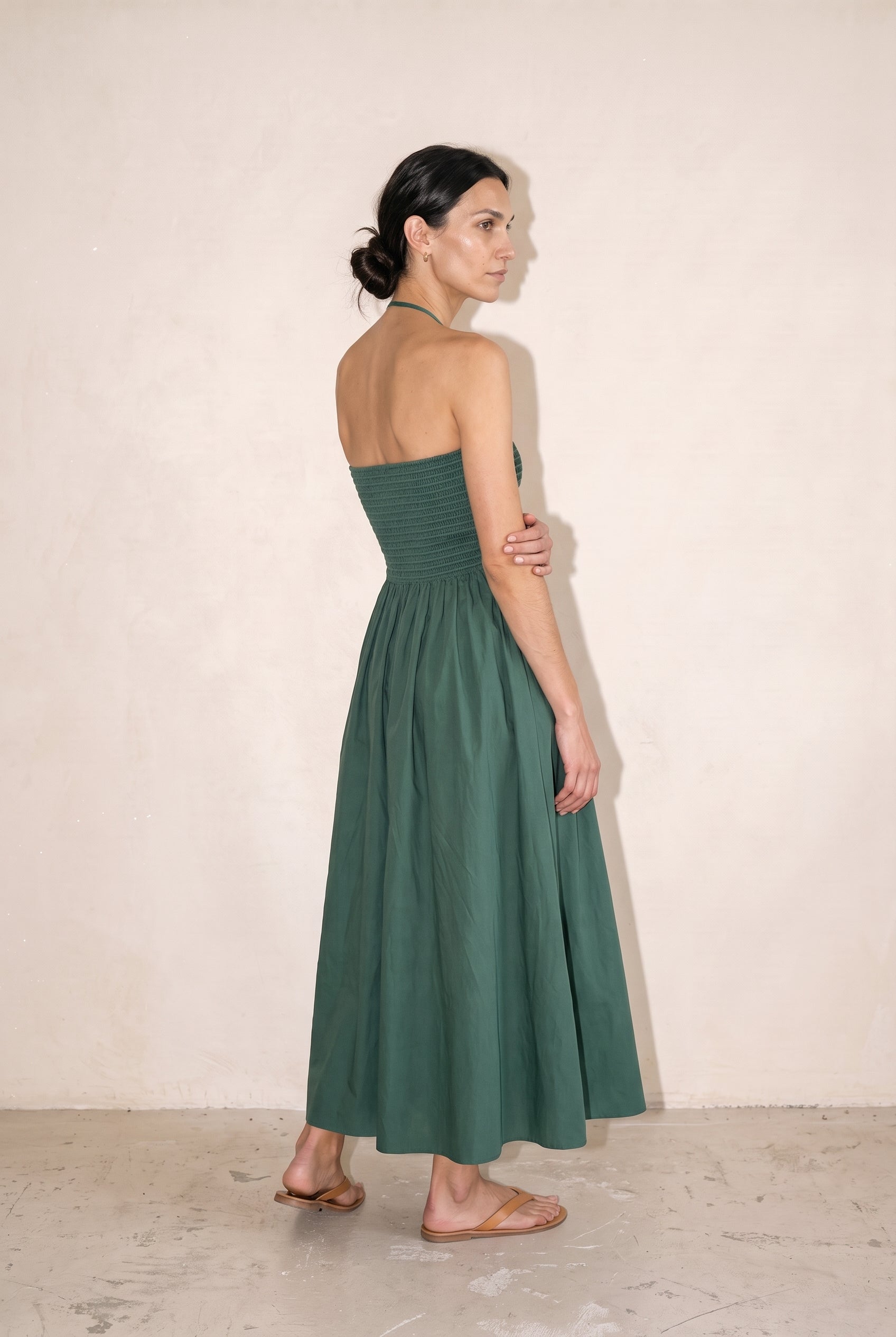 Lucia Dress Vert Rivage FRNCH