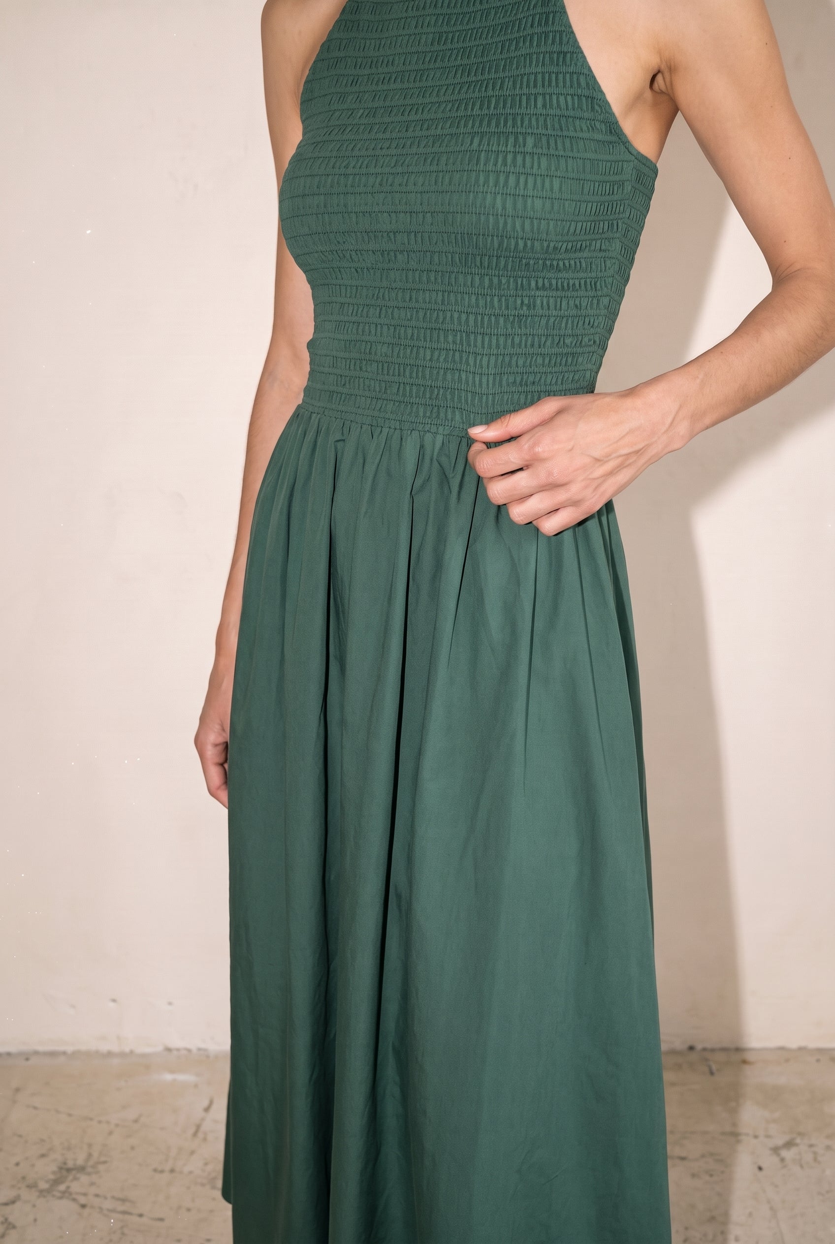 Lucia Dress Vert Rivage