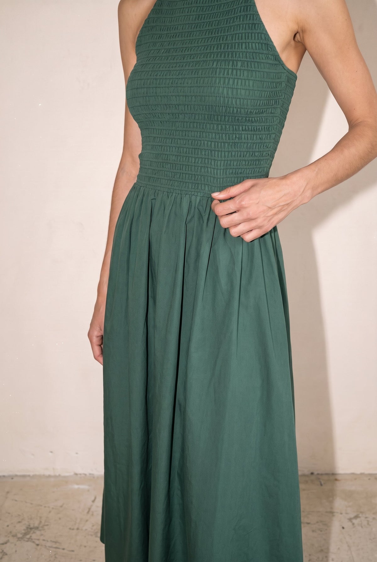 Lucia Dress Vert Rivage FRNCH