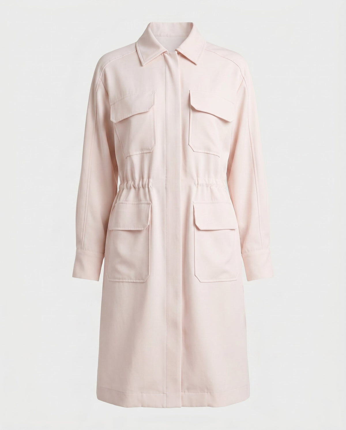Utility Drawstring Dress Off White COCA
