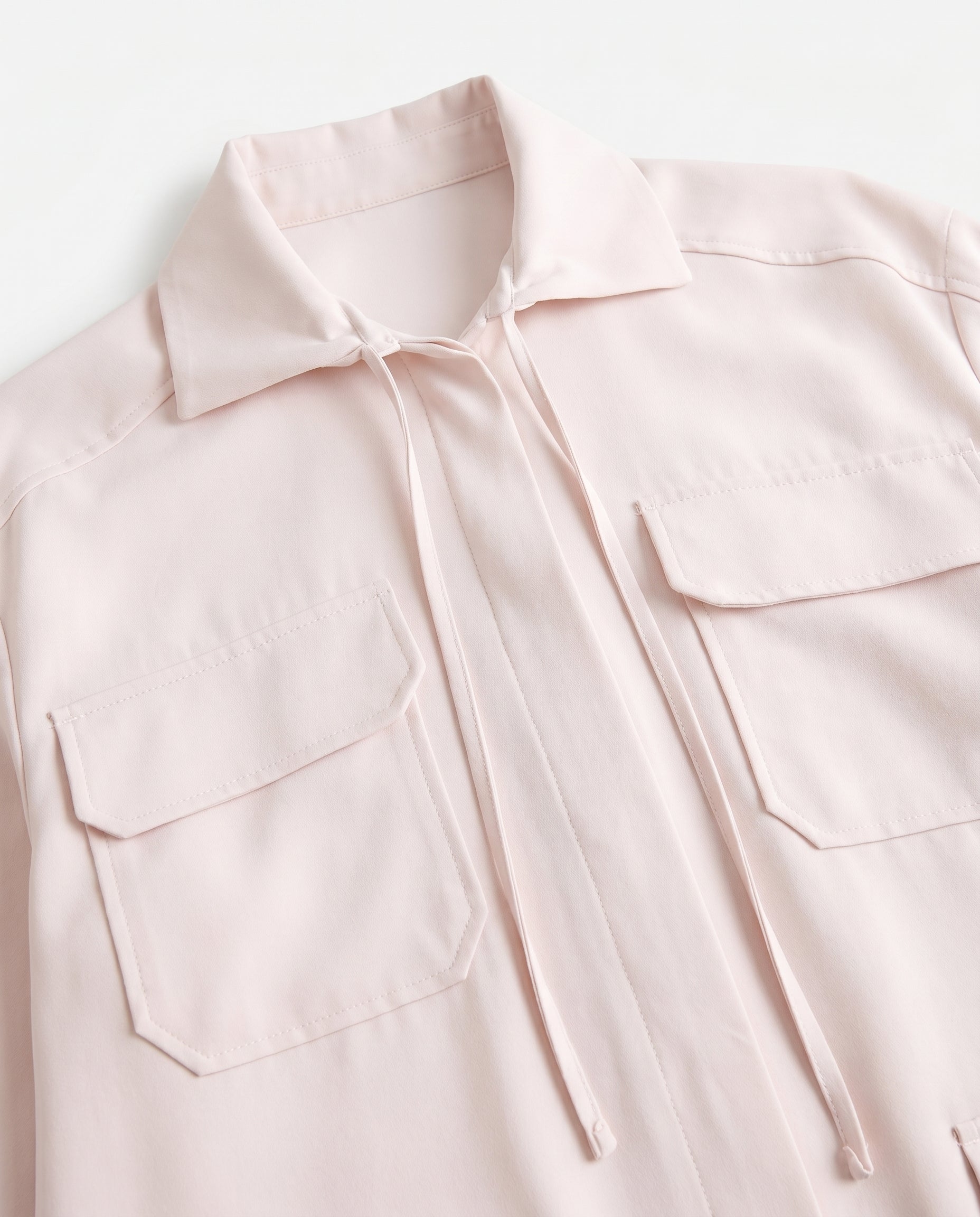 Utility Drawstring Dress Off White COCA
