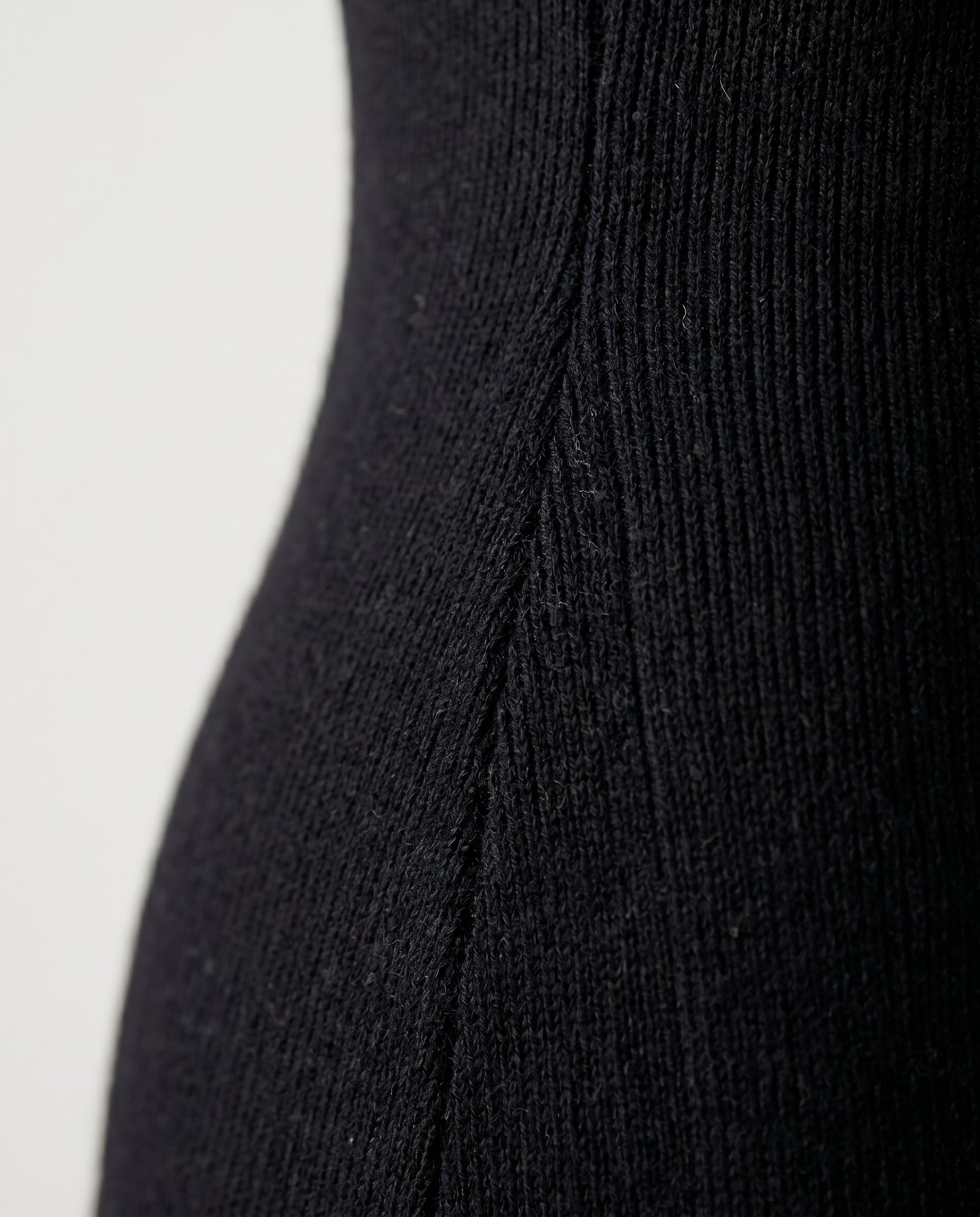 Robe midi dos nu noire