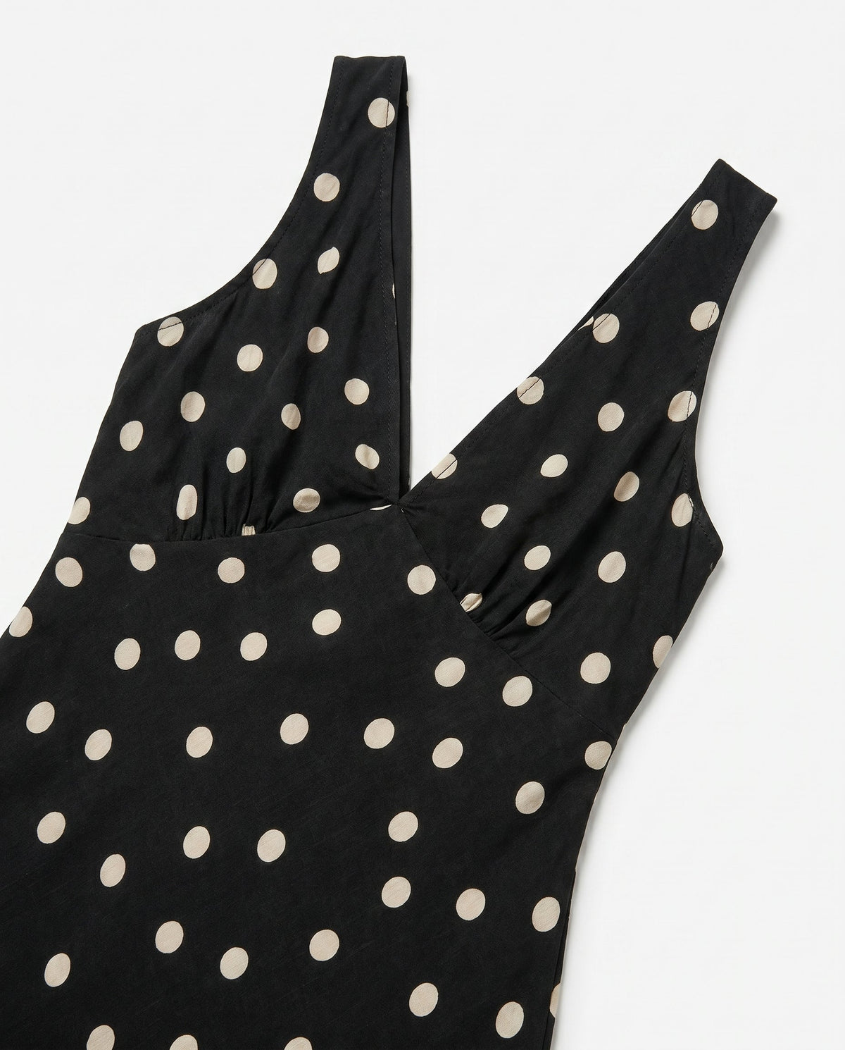 Polka Dot Mini Dress Black/Ivory Dress Forum Inc.