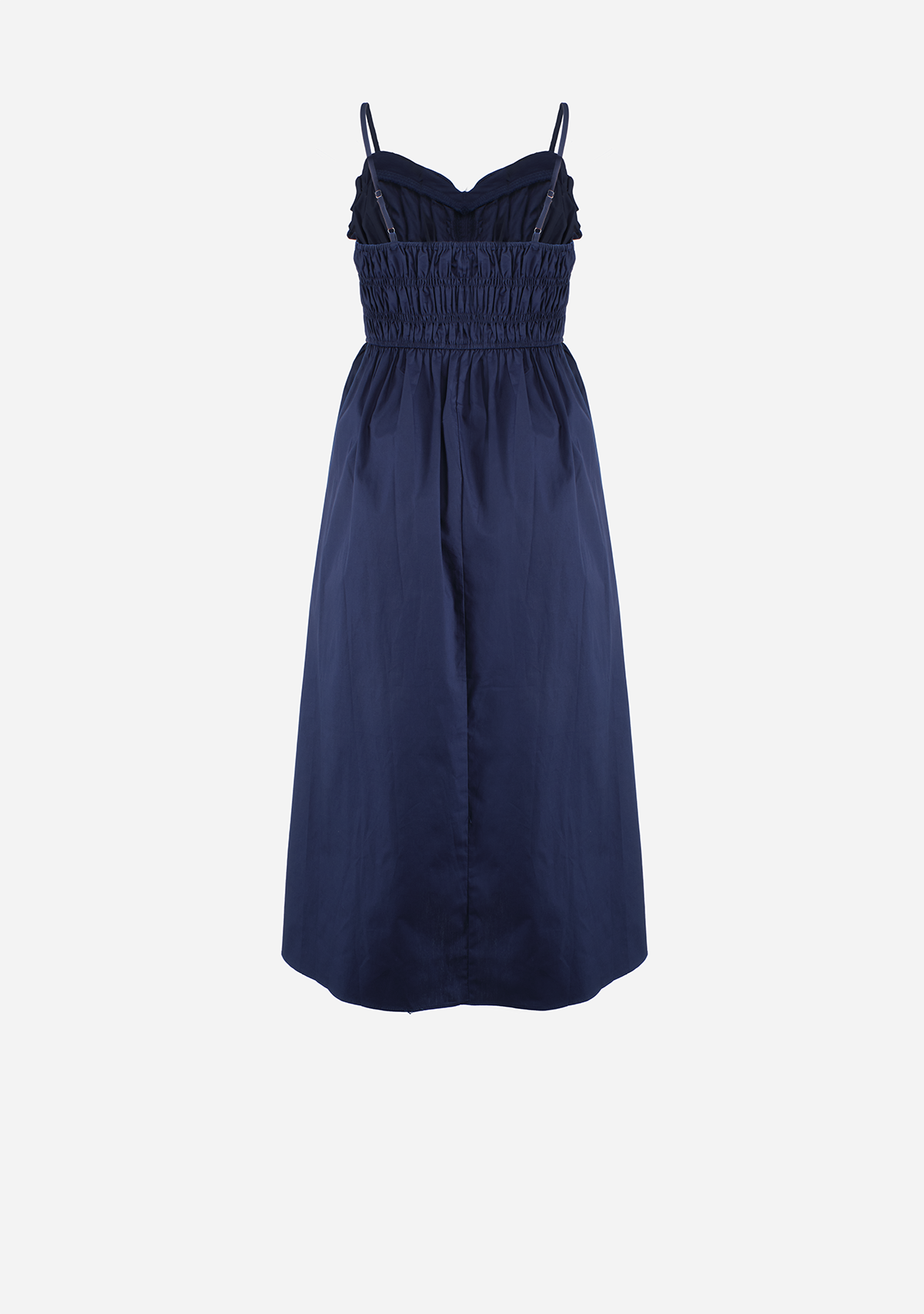 Monique Ruched Bodice Midi Dress