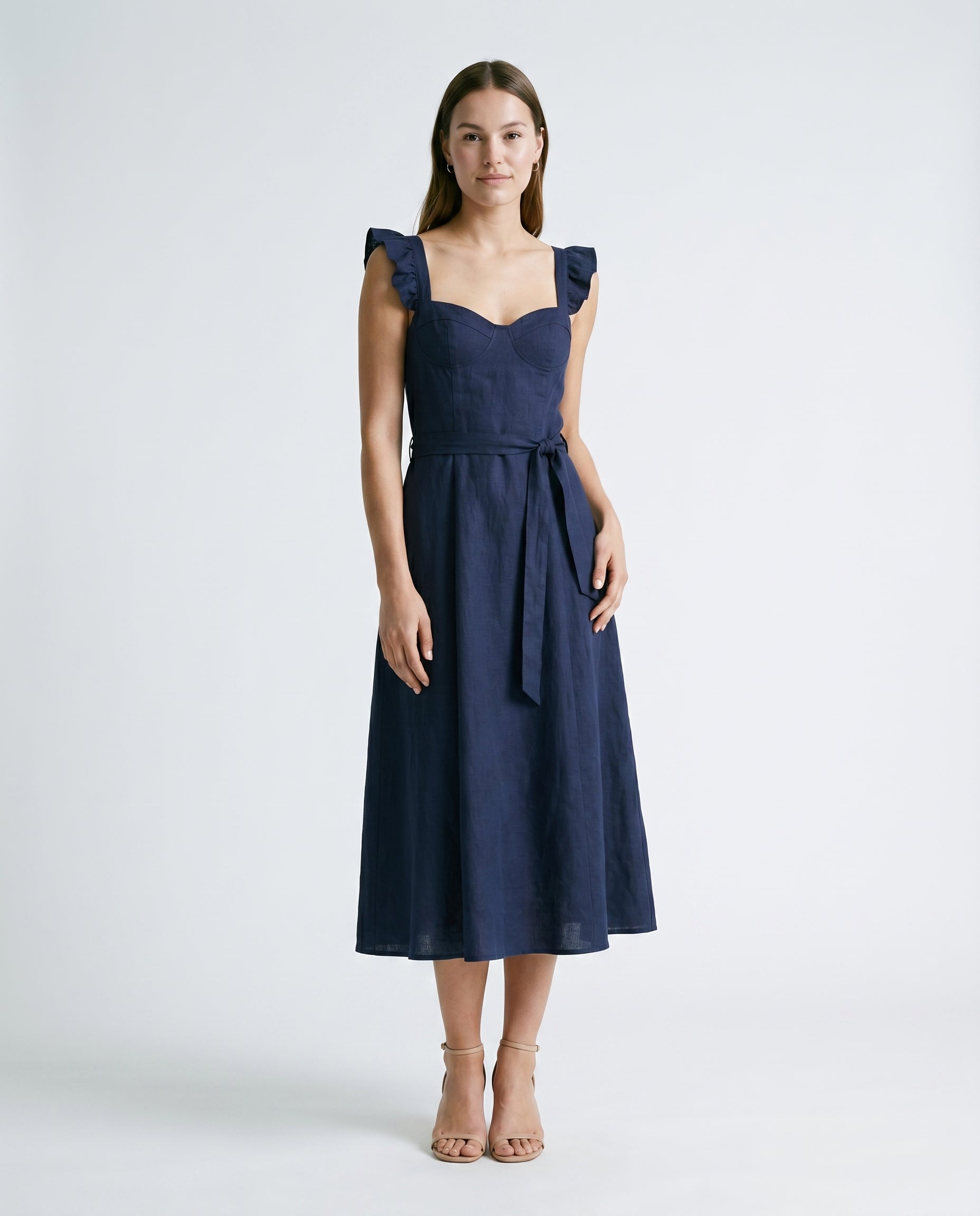 Corset Flutter Dress