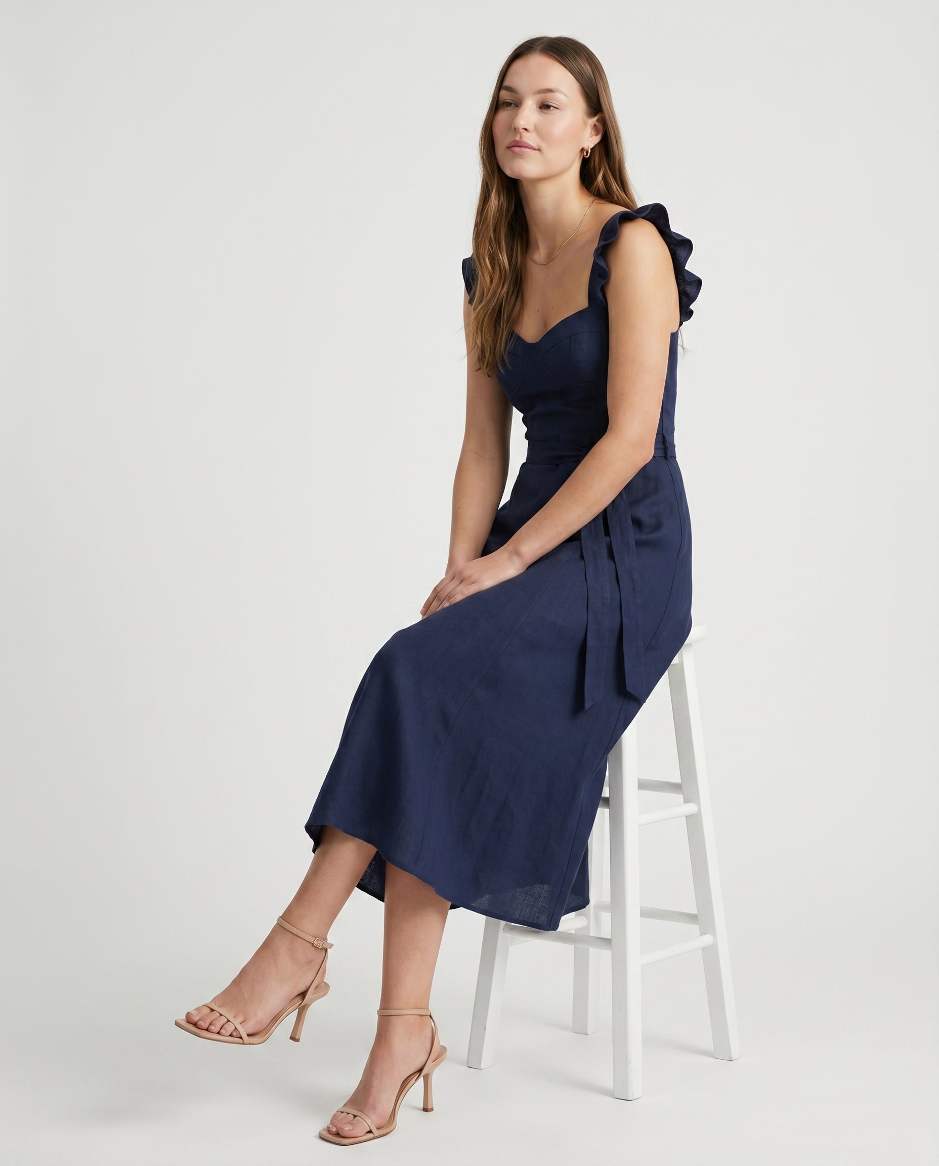 Corset Flutter Dress