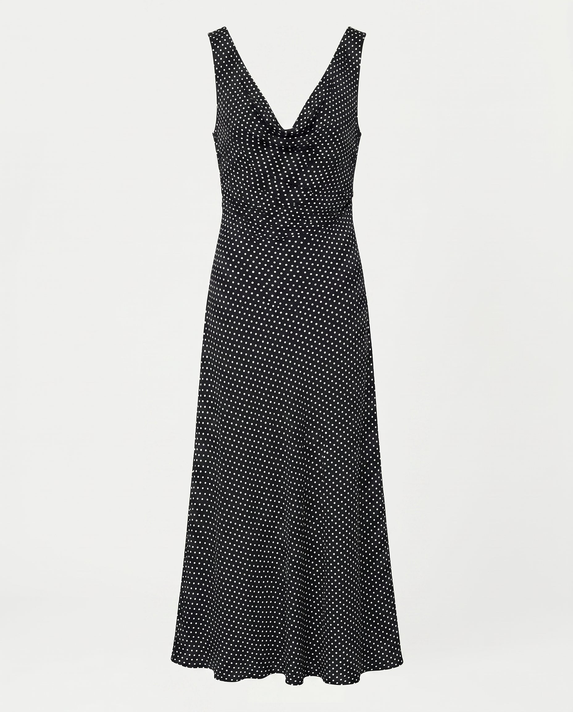 Polka Dot Dress Black/White