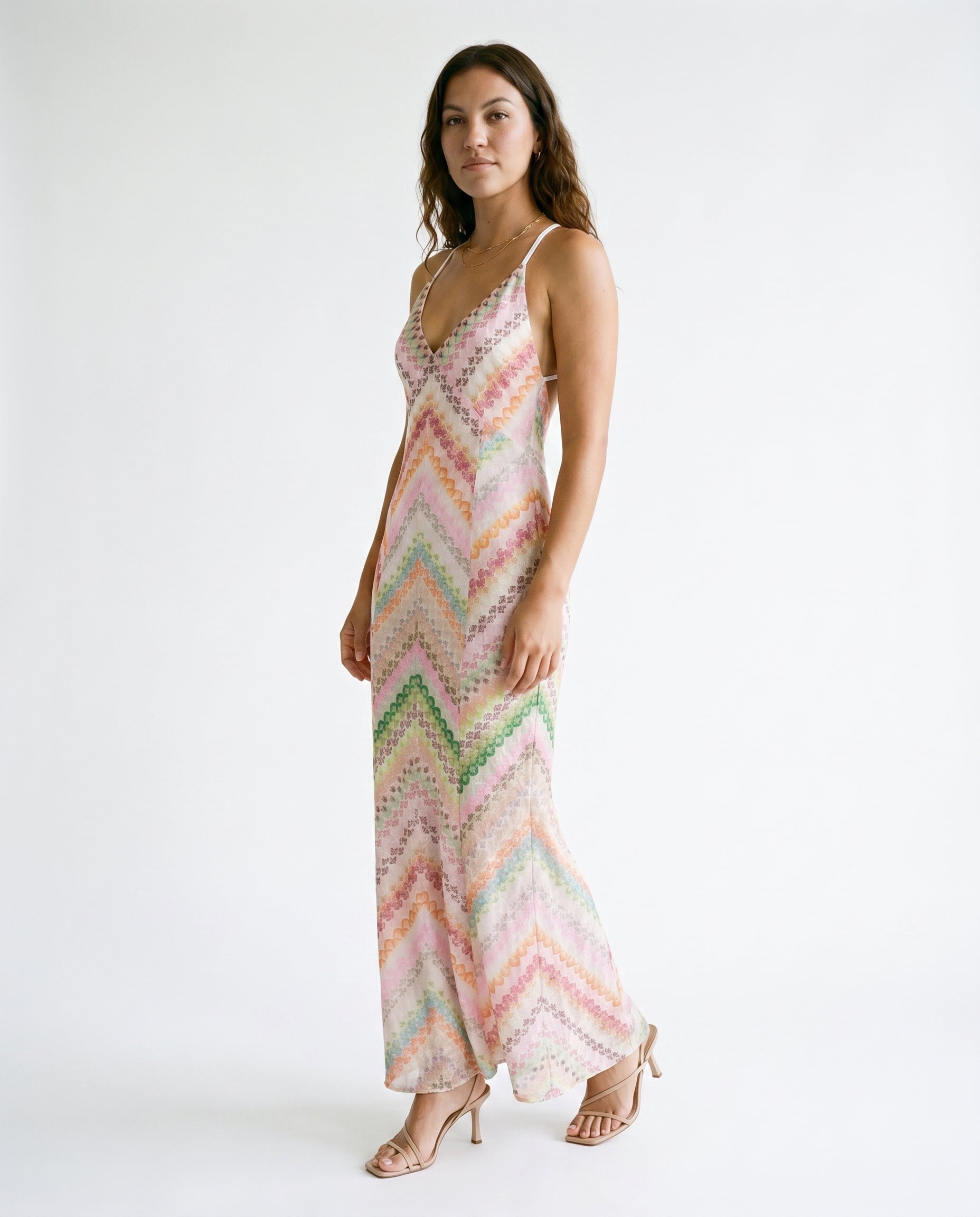 Patterned Maxi Dress Print