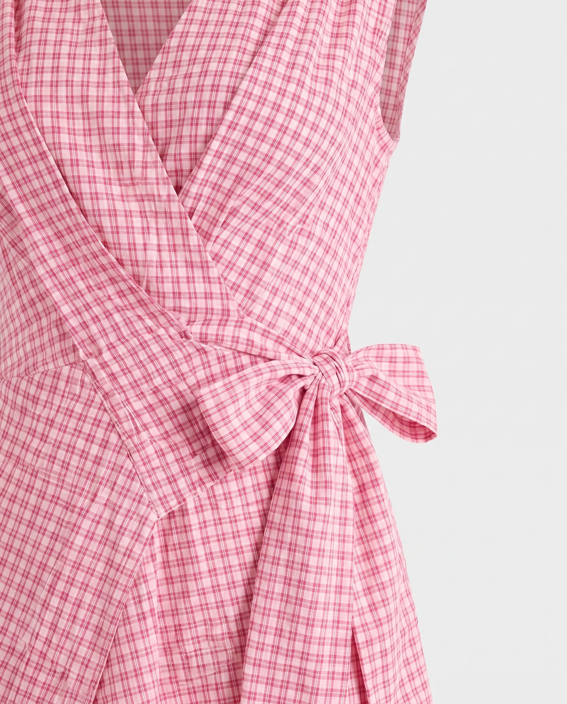 Red Gingham Midi