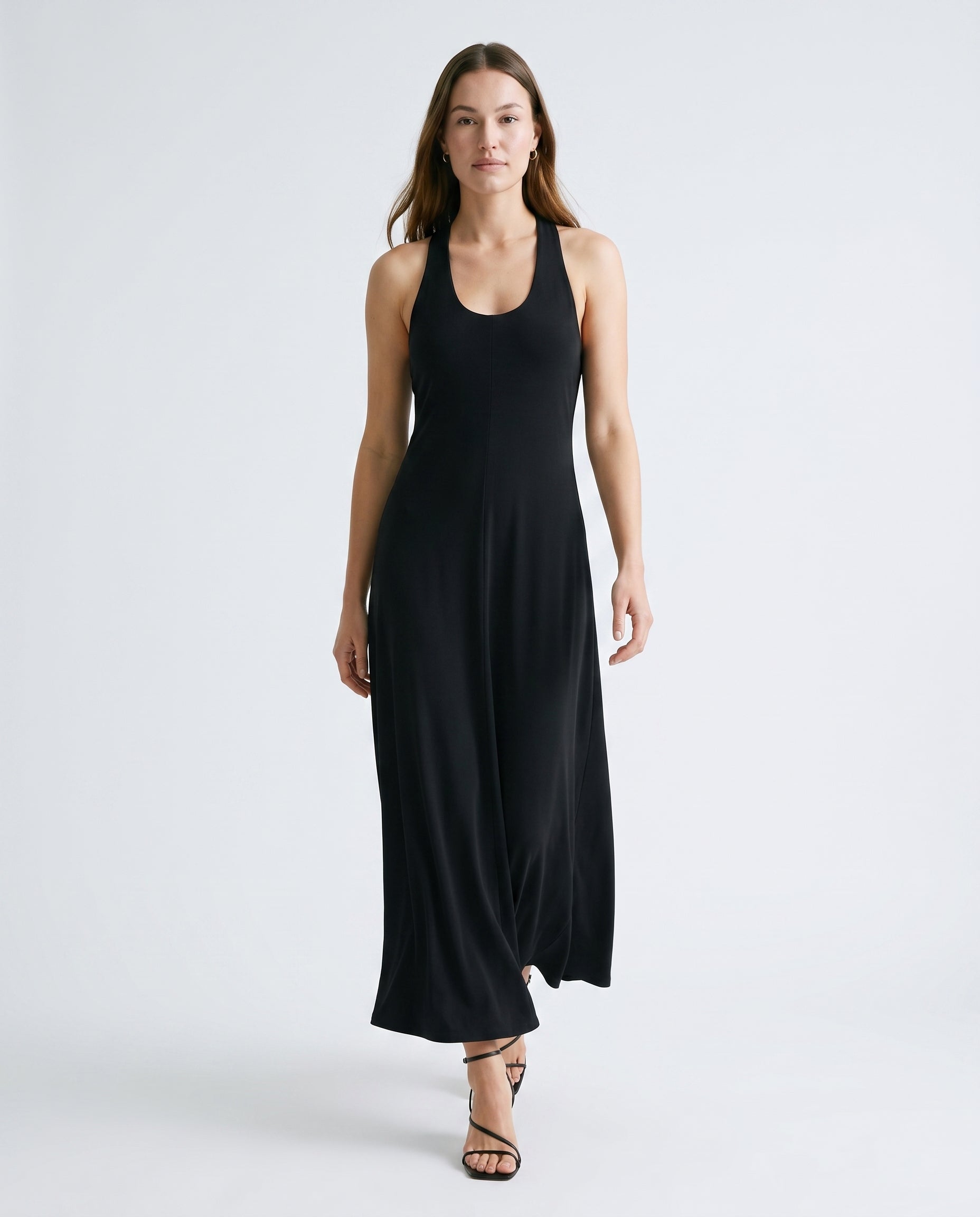 Modern Minimal Maxi Dress Black