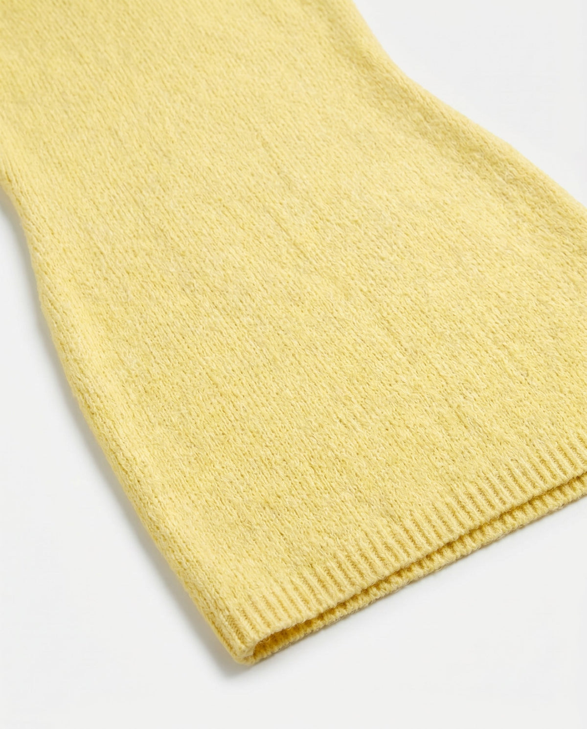Marbella Mini Knit Cotton Round Neck Sleeveless Mini Creamy Yellow By Together