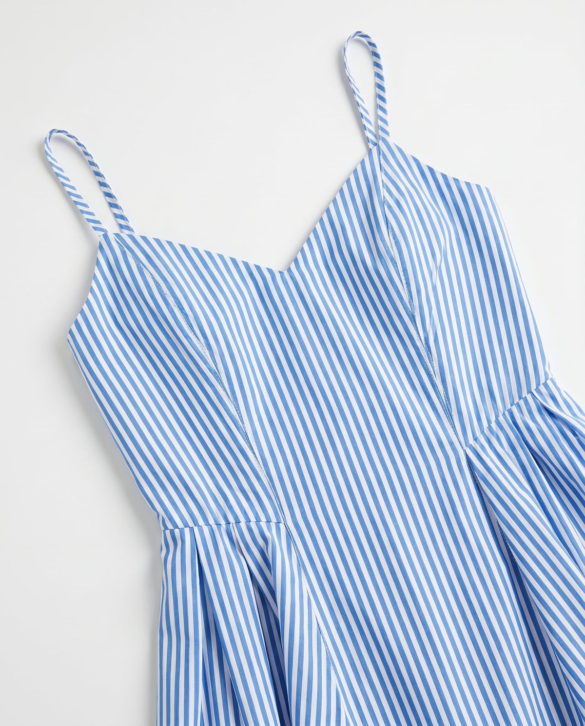 Capri Lines Gathered Hip Midi Dress Blue/White Dress Forum Inc.
