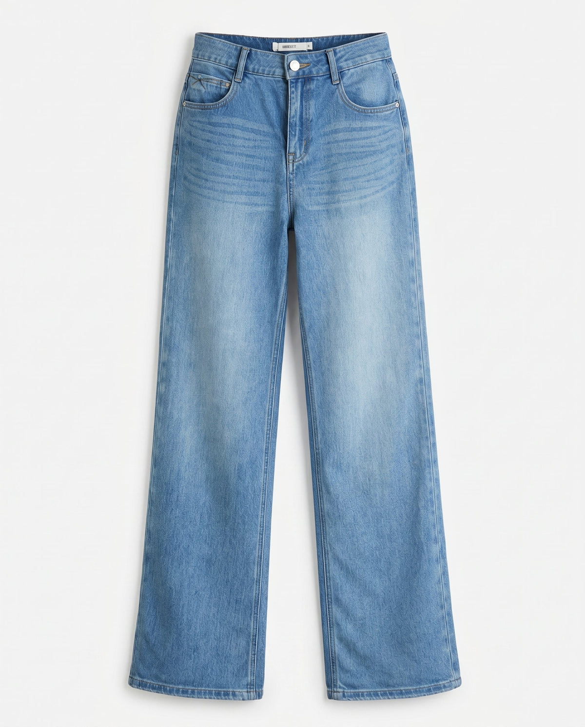 Soft Flare Wide Leg Jeans Denim Blue SLOW HIGH