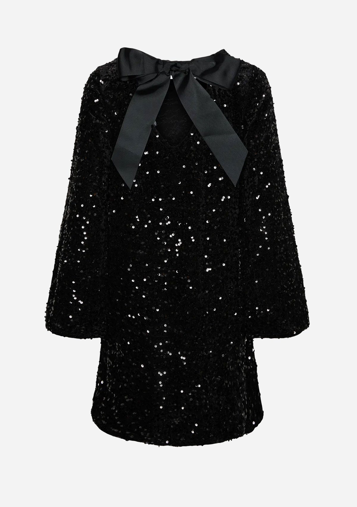 PCKam Ls Deep Back Bow Dress Jrs Noos Bc