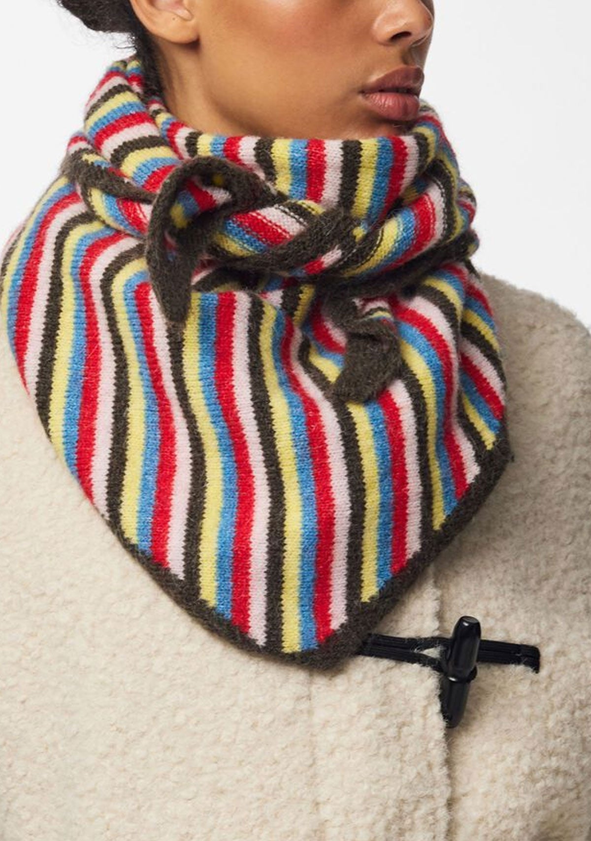 Pcada Scarf Bc Flame Scarlet Stripes Pieces