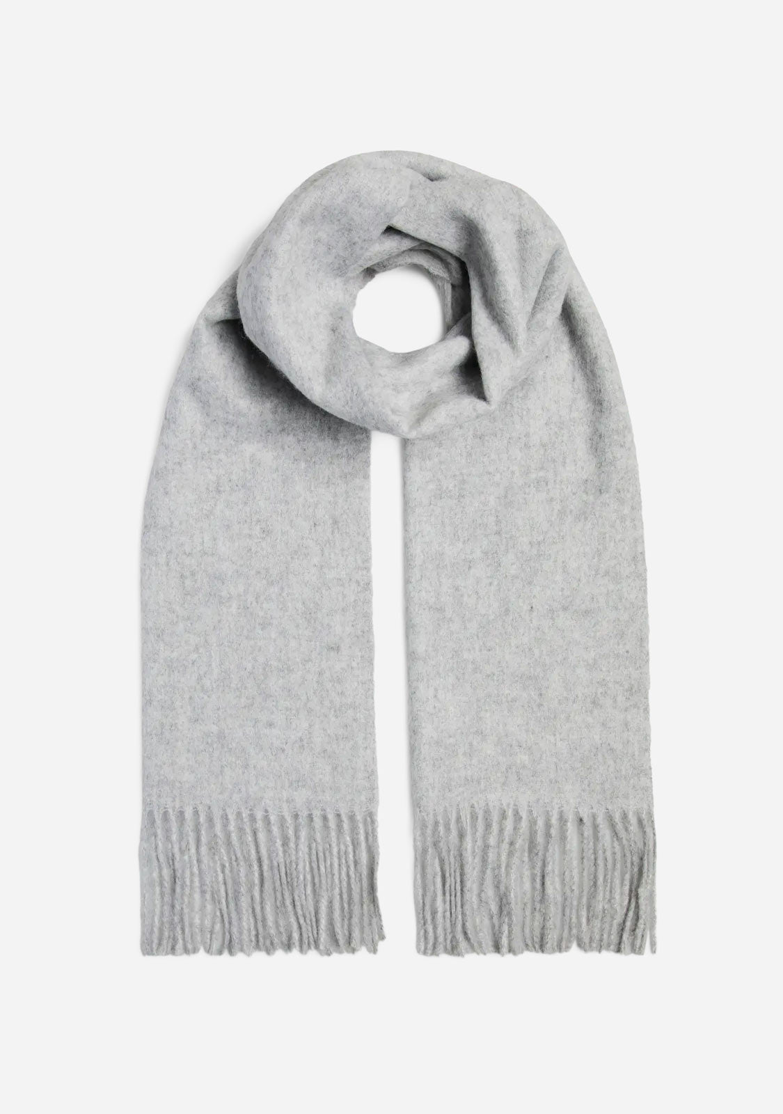 Pcnaya Long Scarf Noos Bc Light Grey