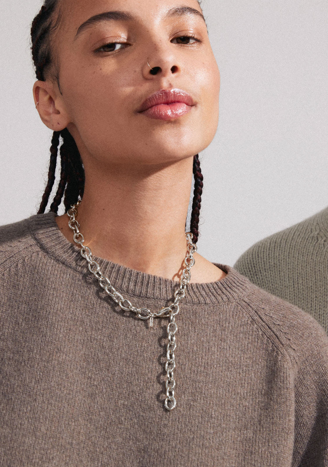 Amiri Recycled Necklace Silver
