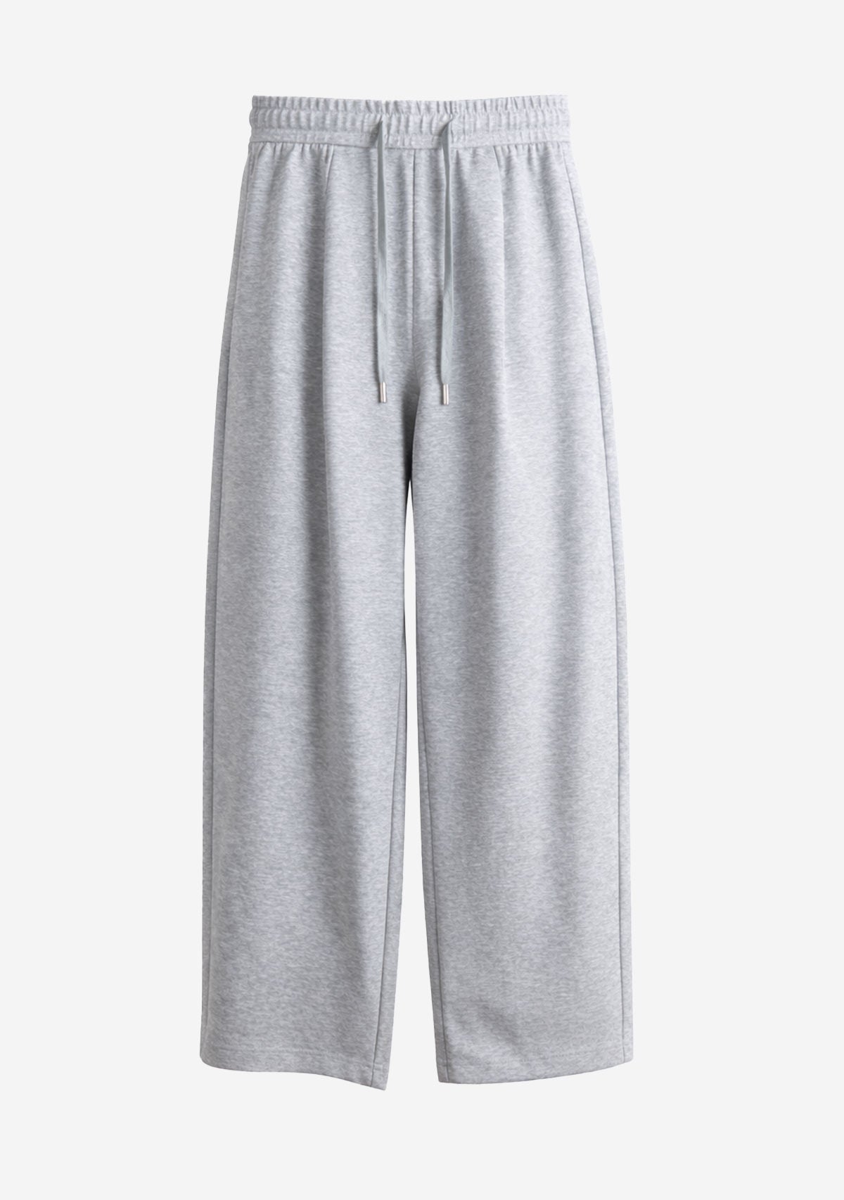 Pleated Fleece Joggers Gray Slow High