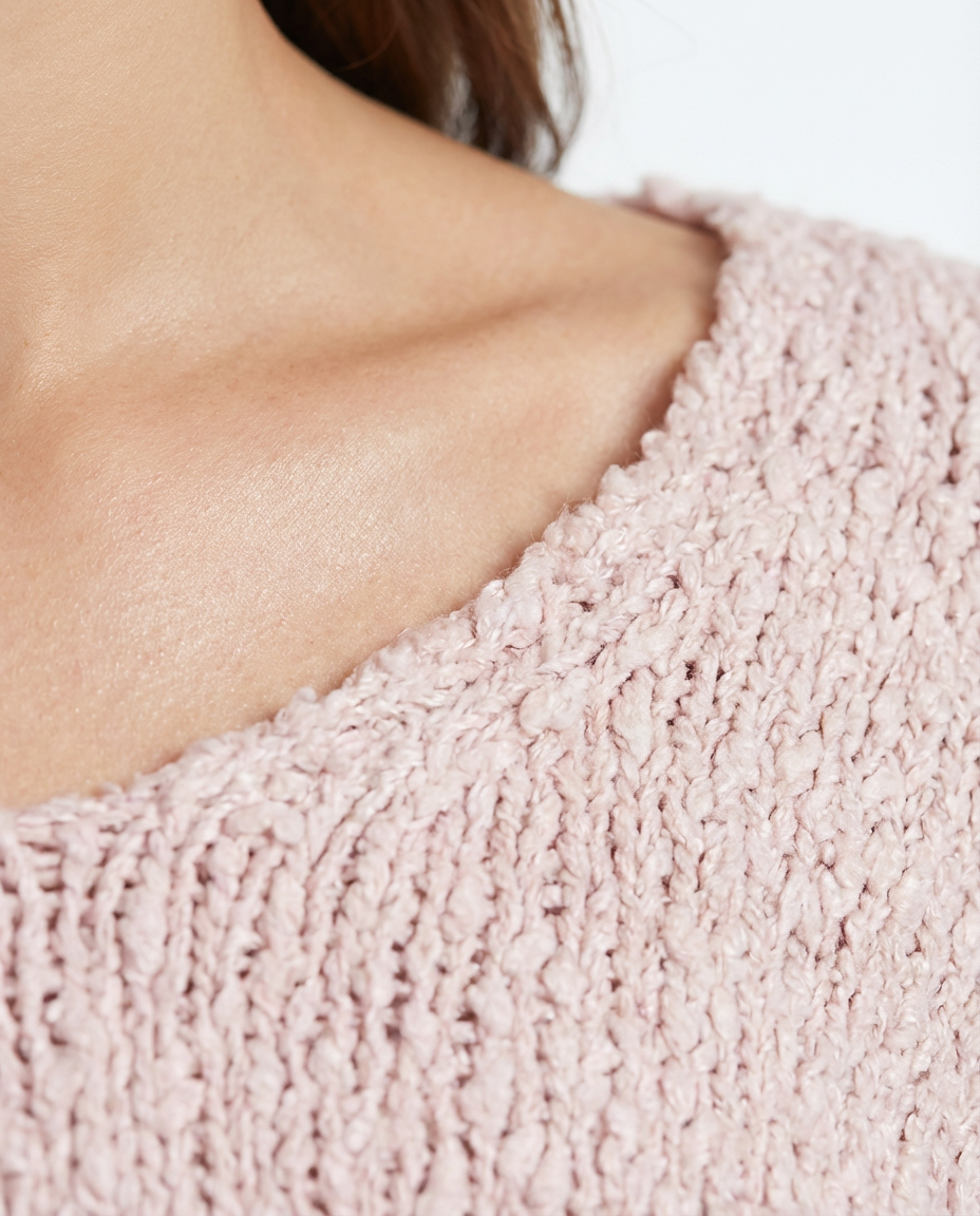 Popcorn Knit Sweater