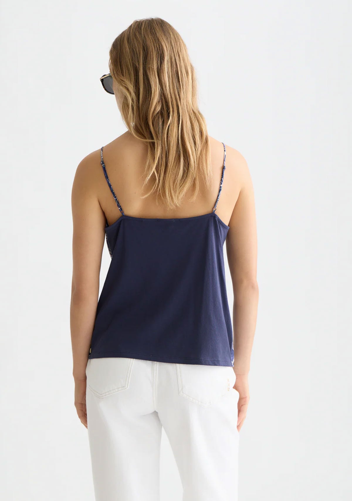 Printed Jersey Back Tank Top Lucky Bandana Dress Blues SCOTCH & SODA
