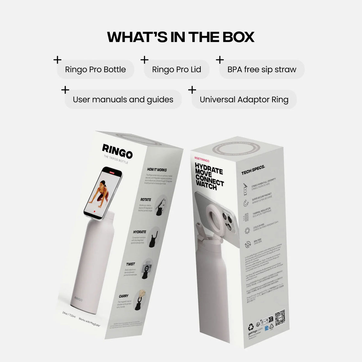 Ringo Bottle Sip Lid 24oz V2 Ringo