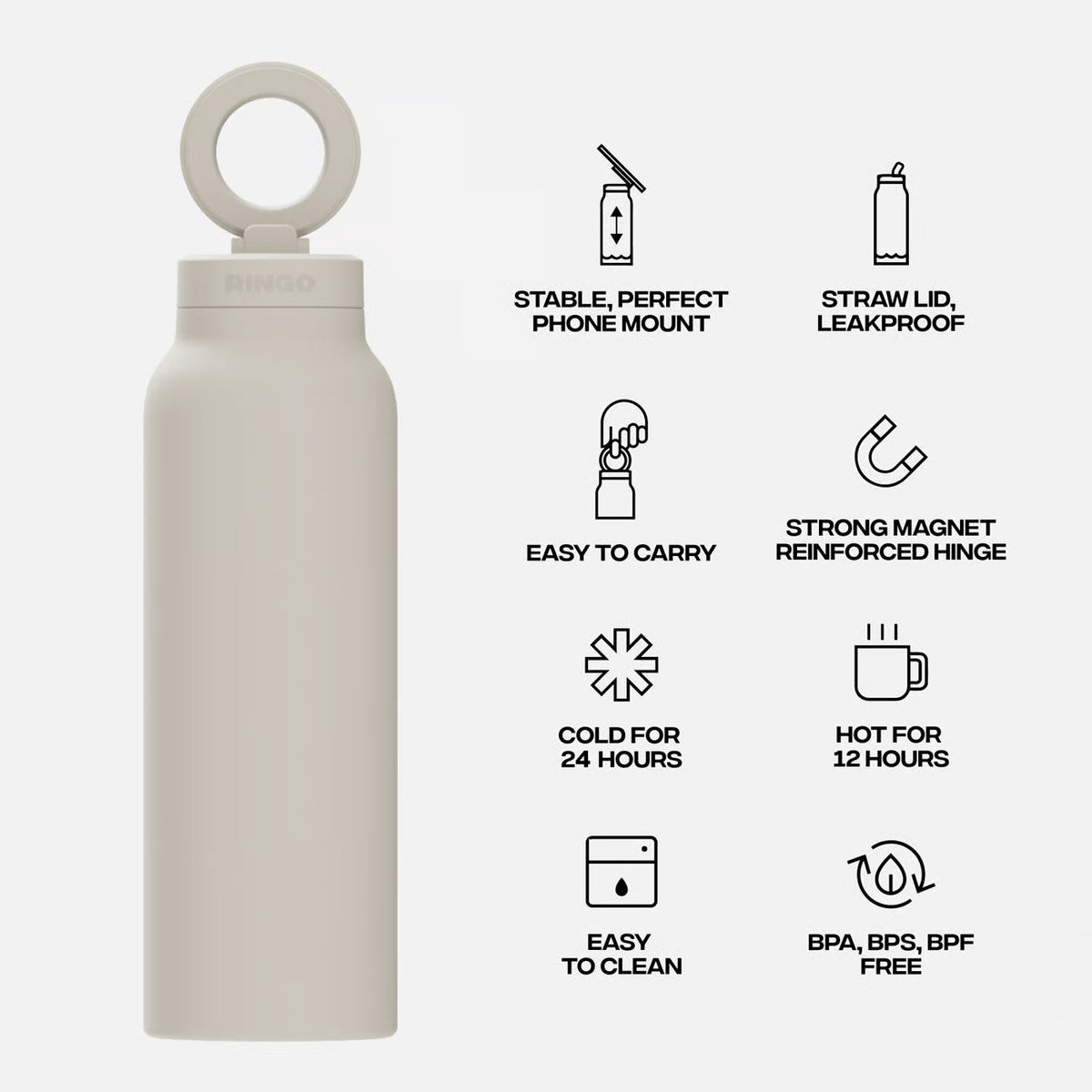 Ringo Bottle Sip Lid 24oz V2 Ringo