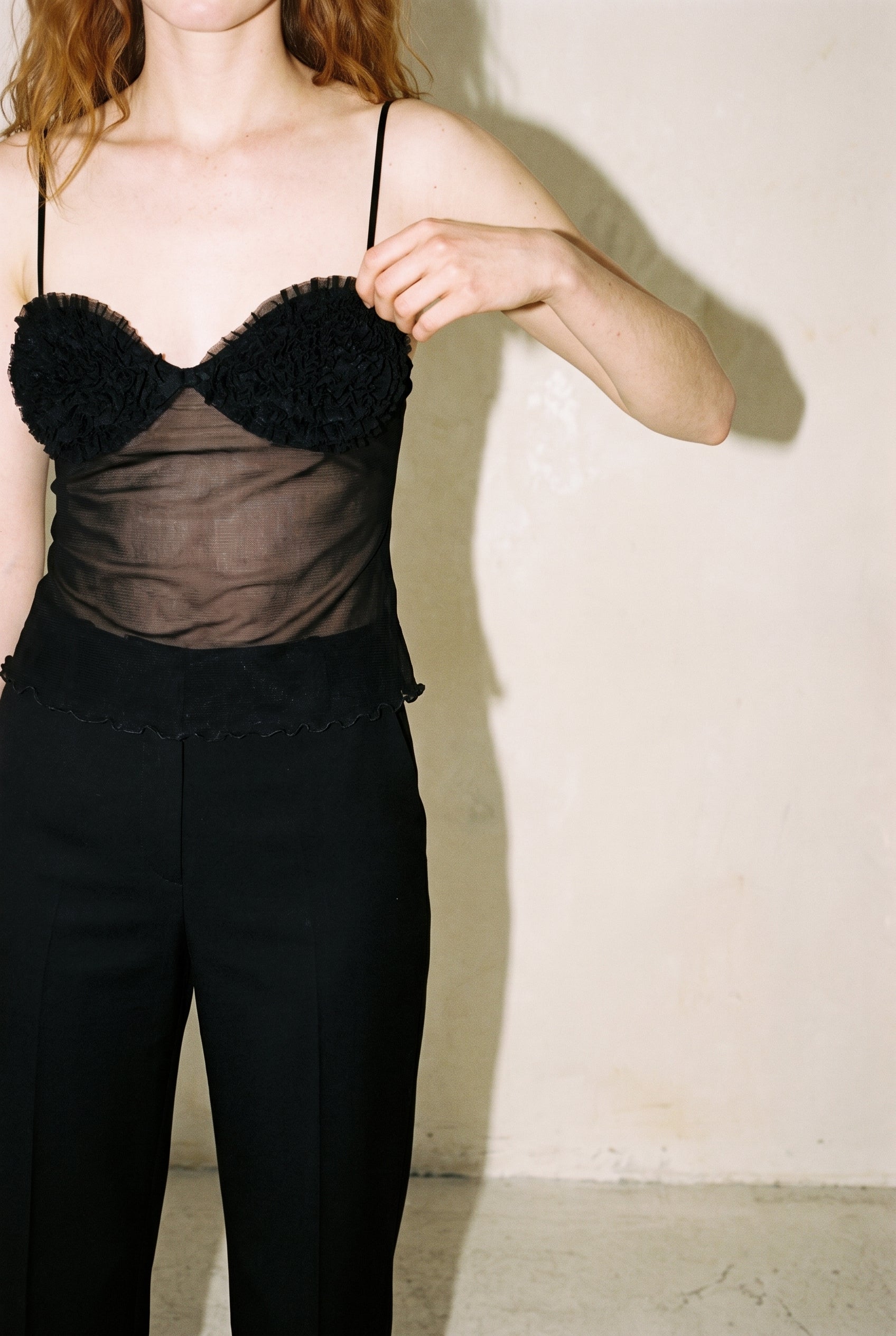 Rosette Cami Black
