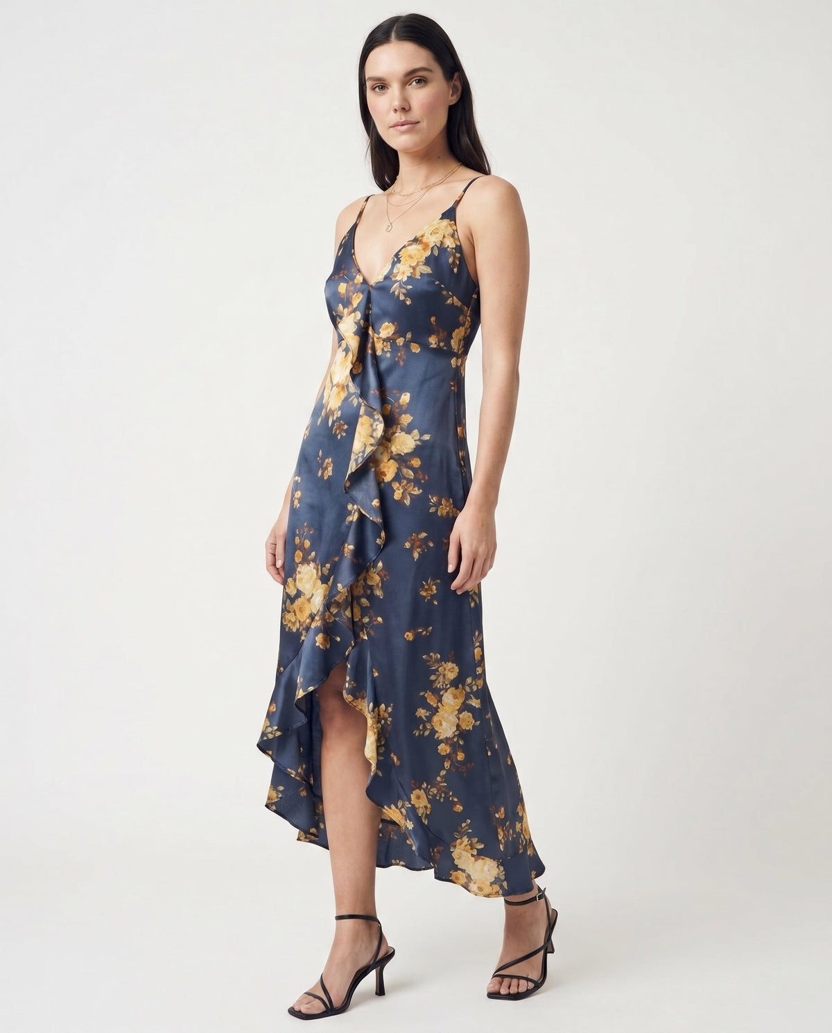 Open Leg Floral Dress The Latest Scoop