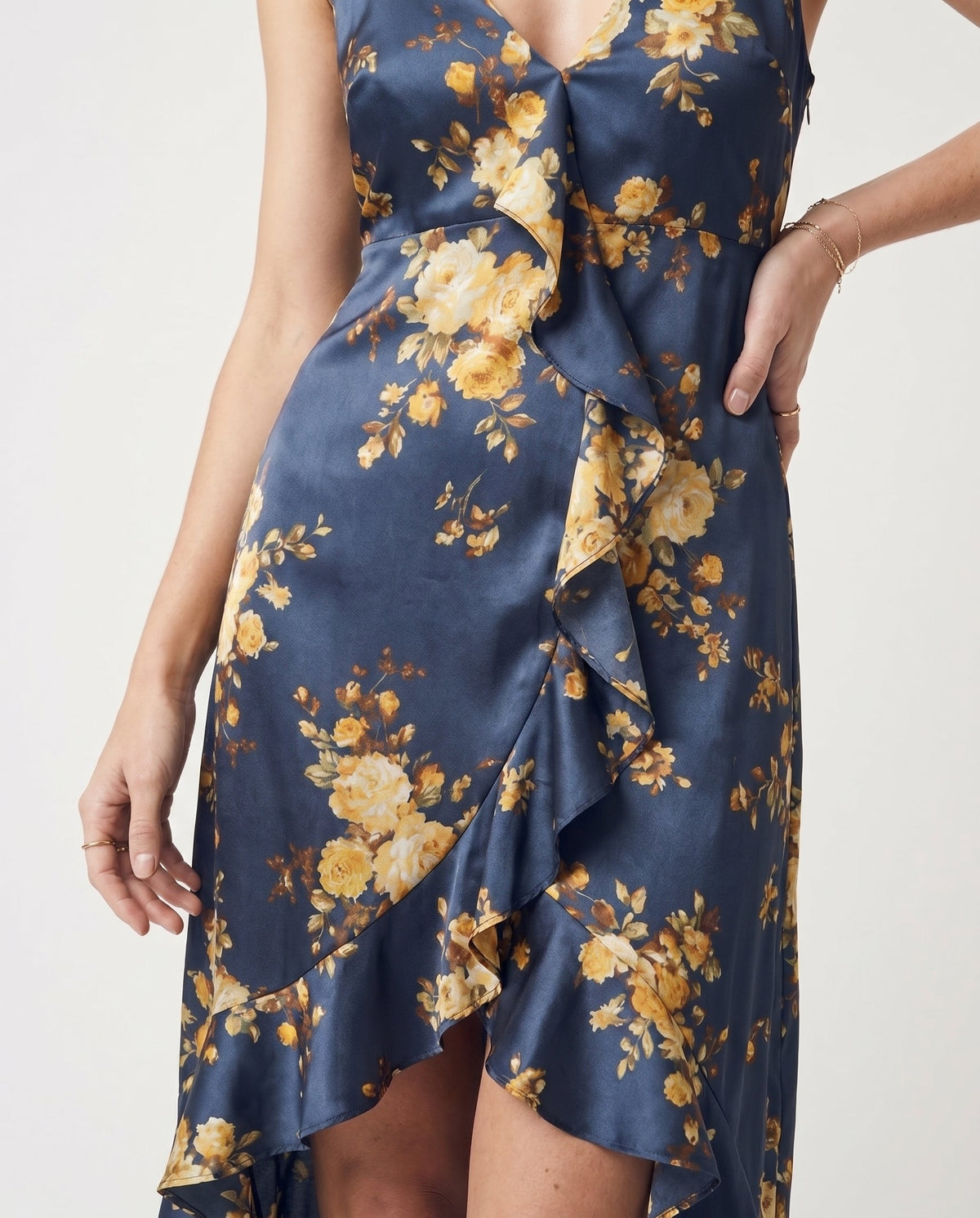Open Leg Floral Dress The Latest Scoop