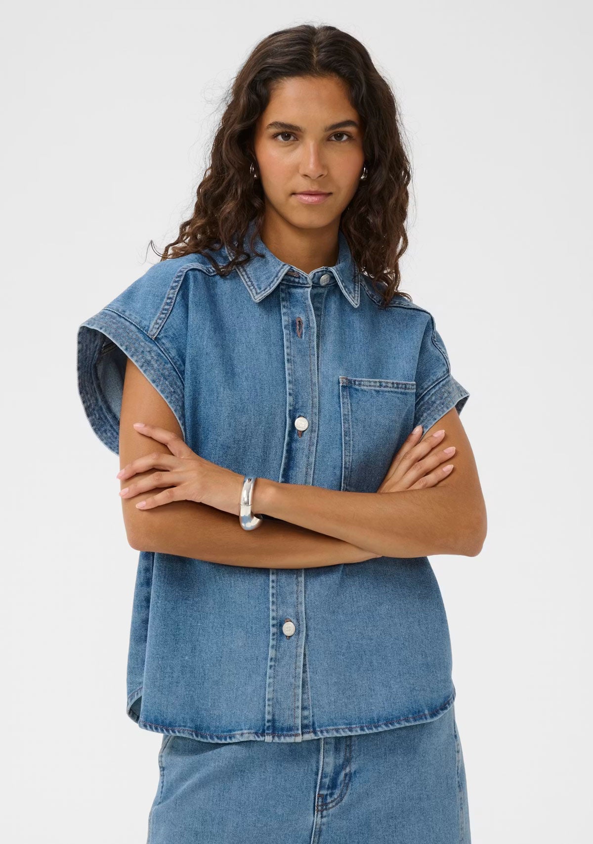 Sladabella Shirt Light Blue Denim