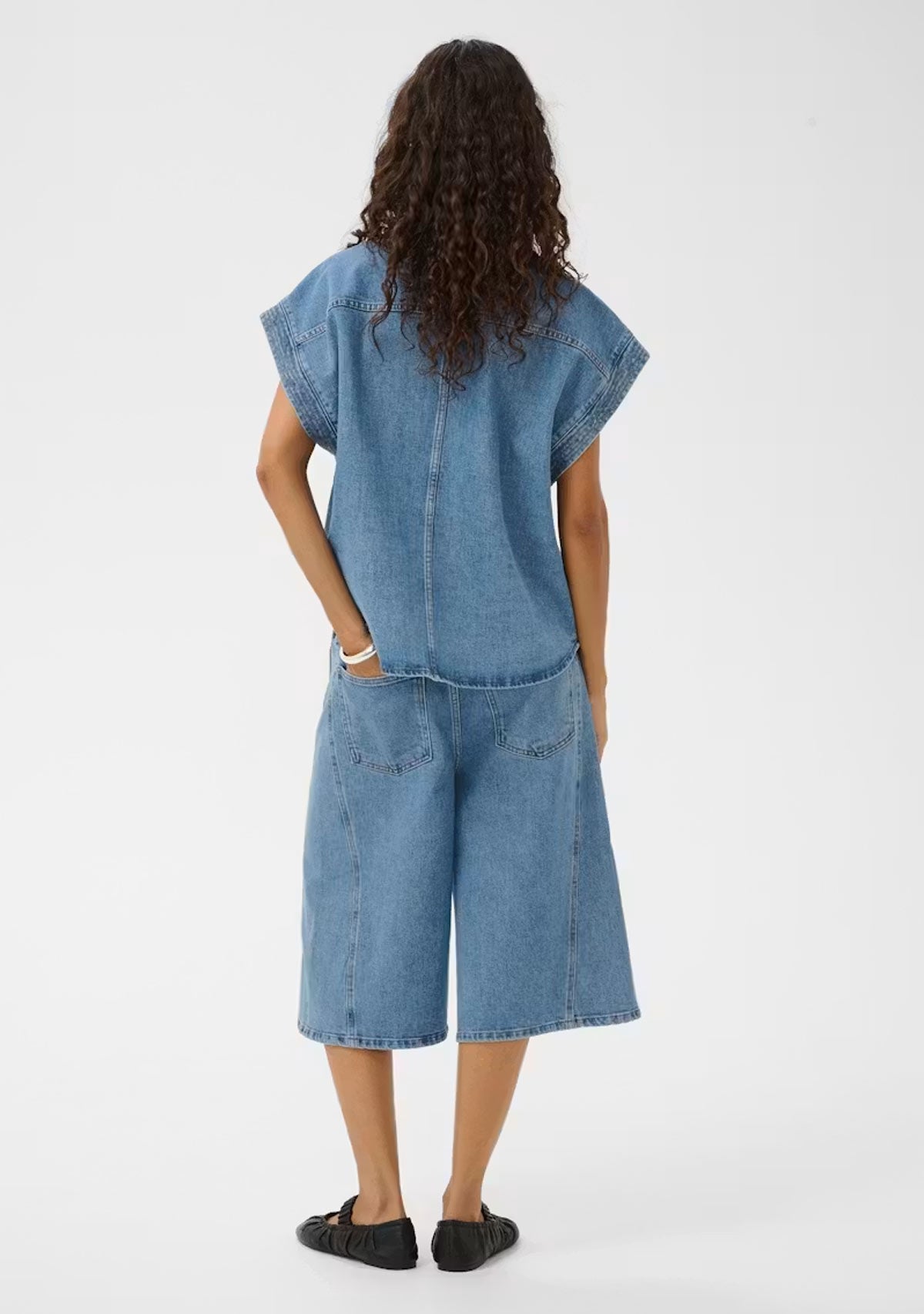 Sladabella Shirt Light Blue Denim Soaked