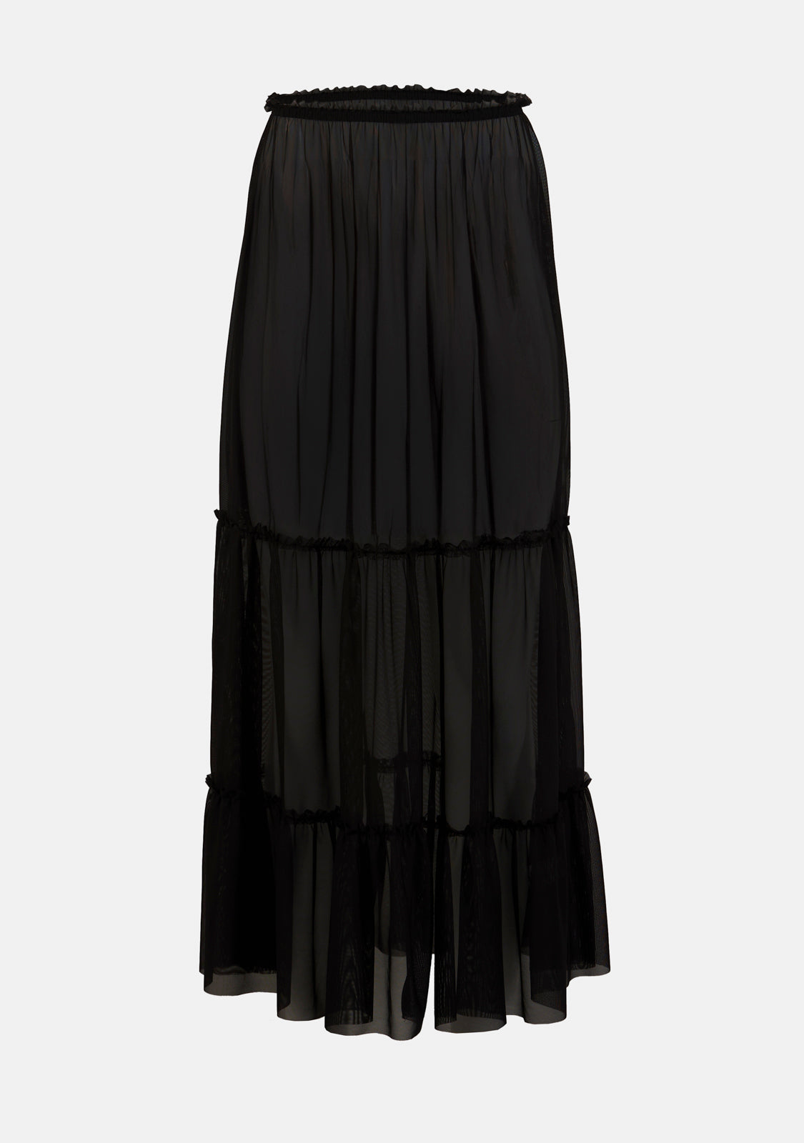 Overlay Tiered Skirt