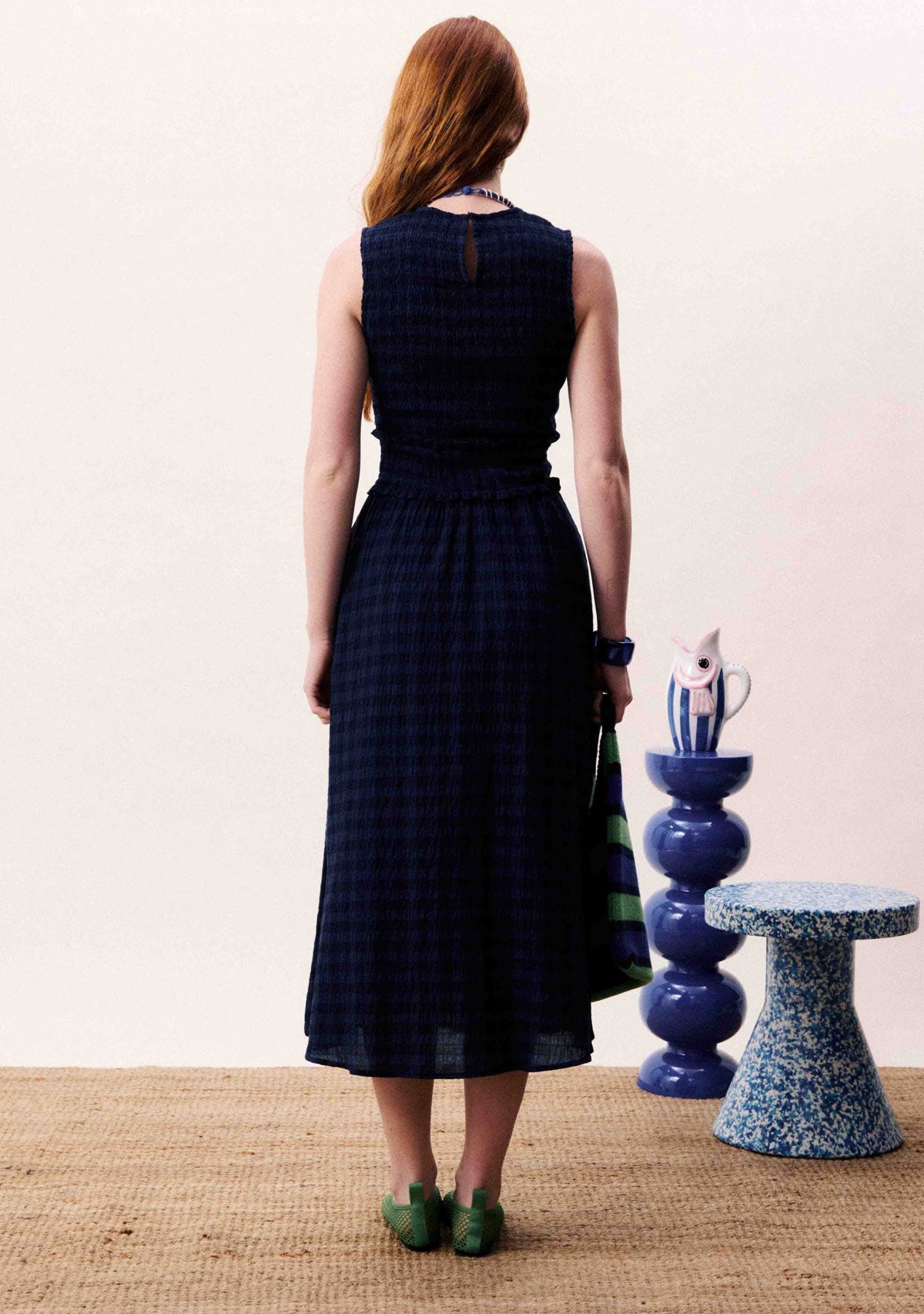 Saquarema Dress Bleu Marine